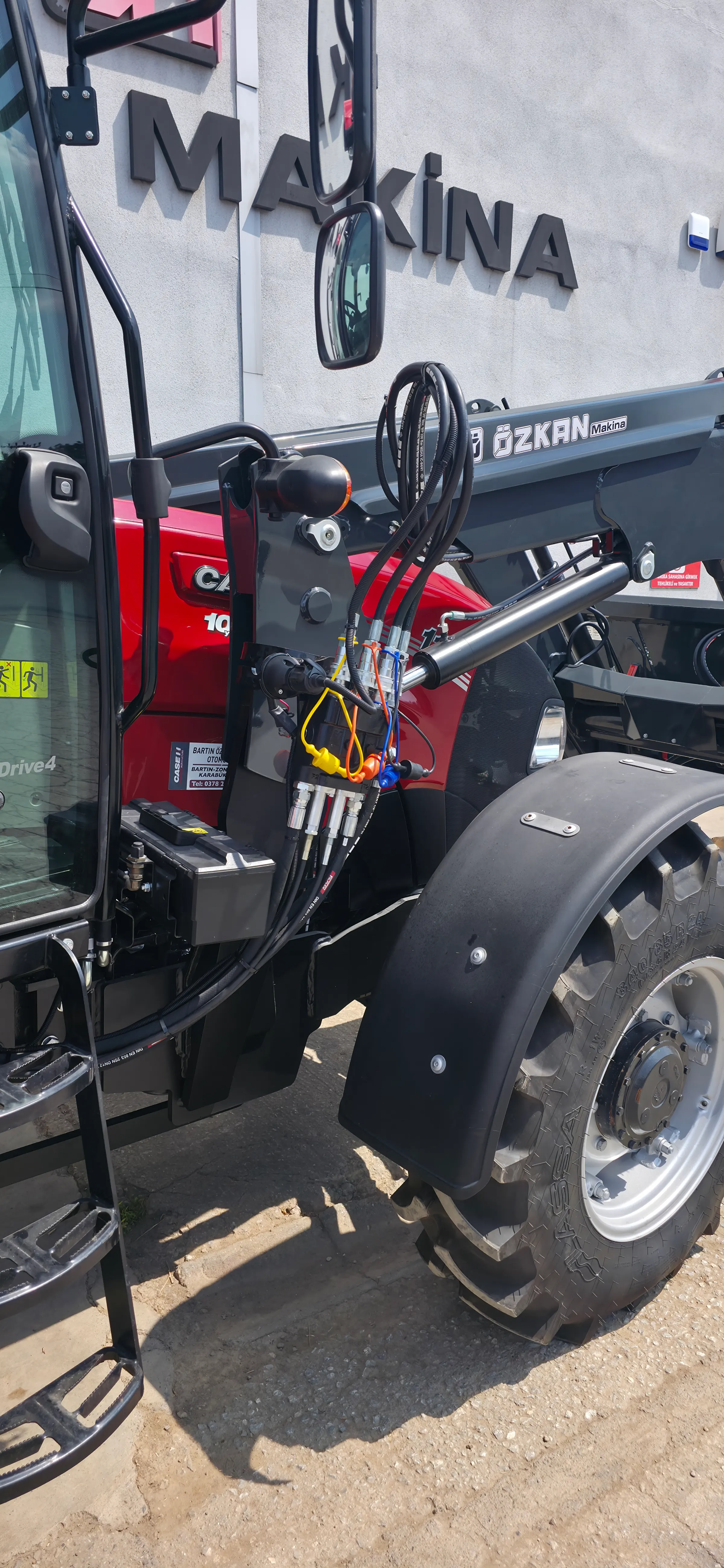 Case 110A FARMALL Özkan Makina uygulama 1