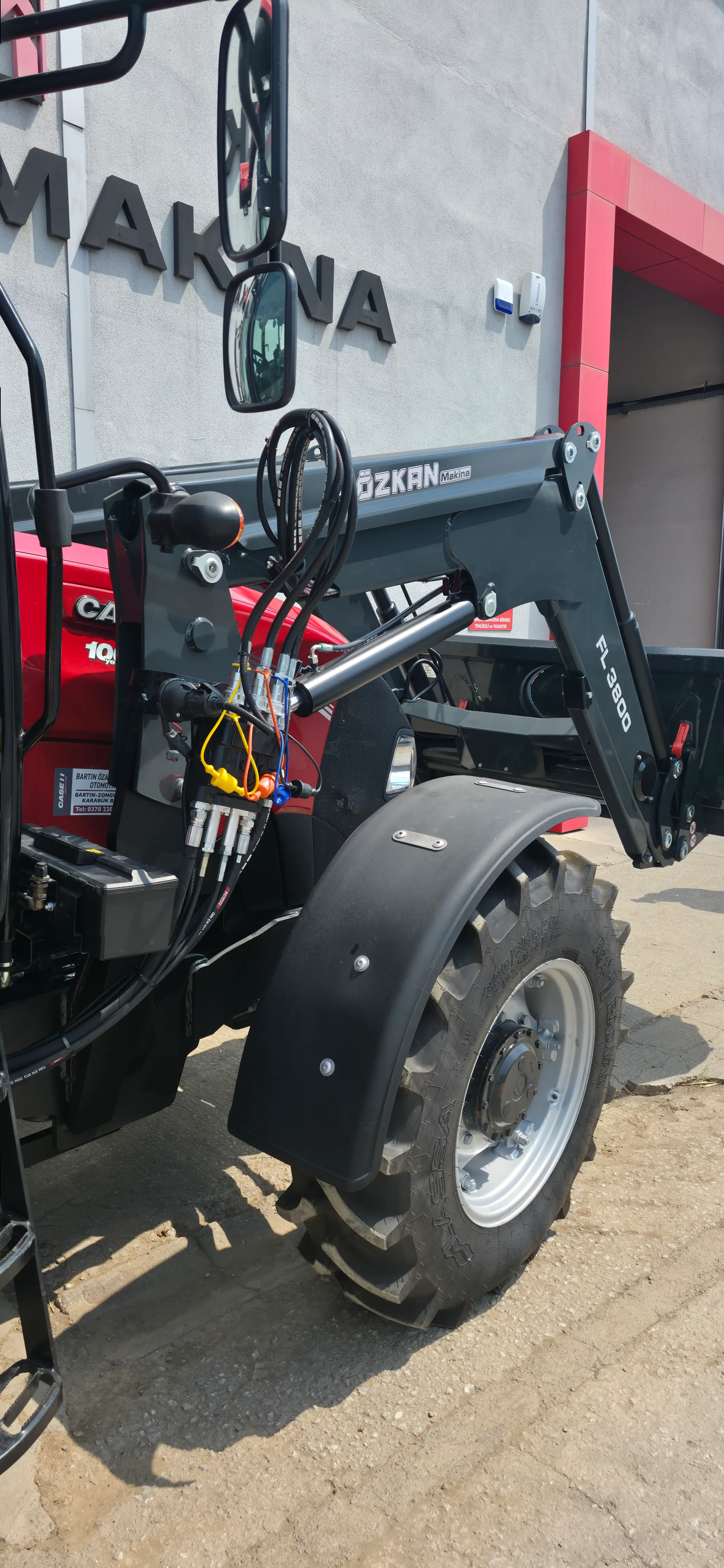 Case 110A FARMALL Özkan Makina uygulama 2