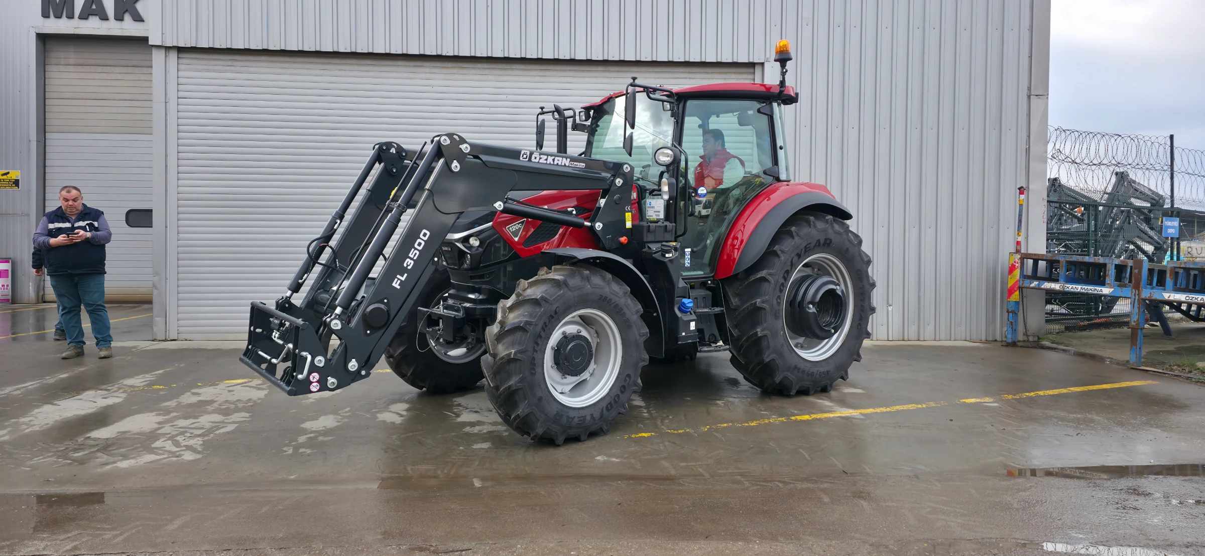 Case FARMALL 120C Özkan Makina uygulama 3