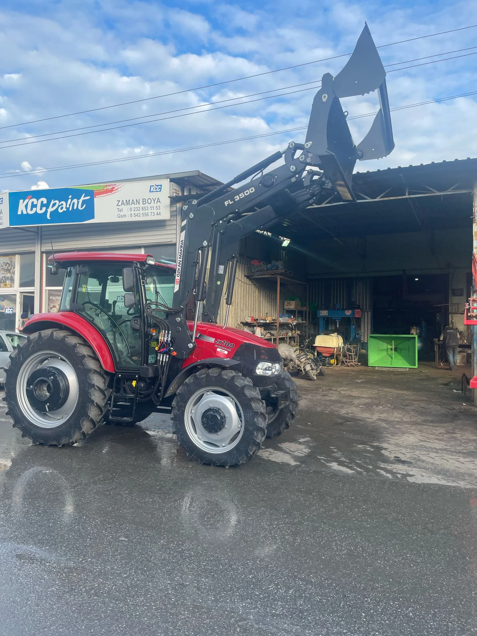 Case JX 100 Özkan Makina uygulama 1