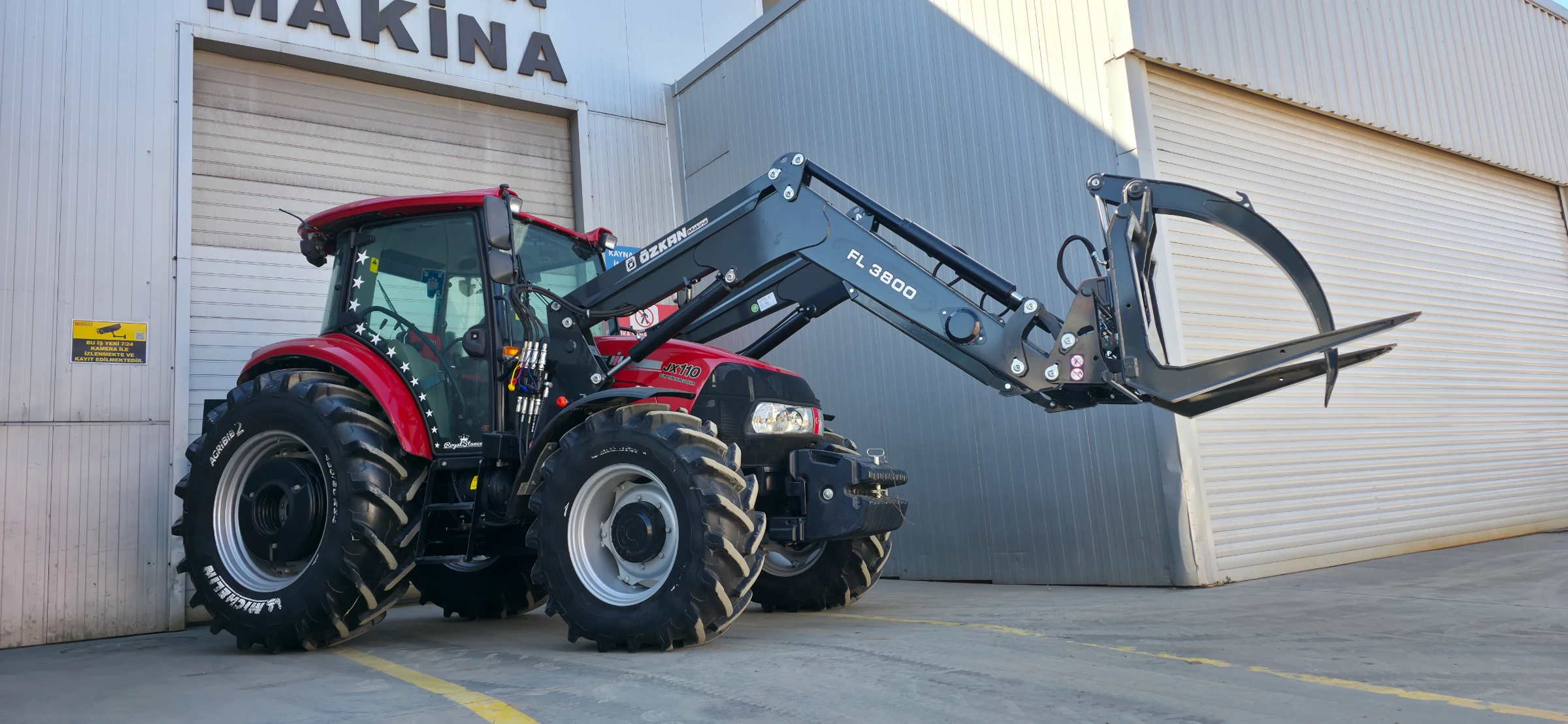 Case JX 110 Özkan Makina uygulama 1
