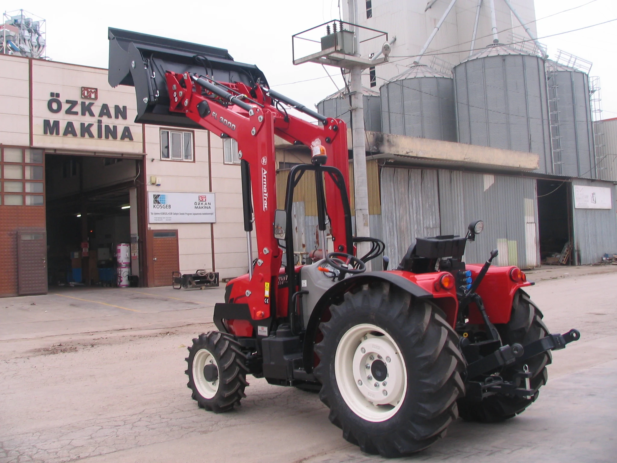 Erkunt ARMATRAC 514 BAHÇE Özkan Makina uygulama 2