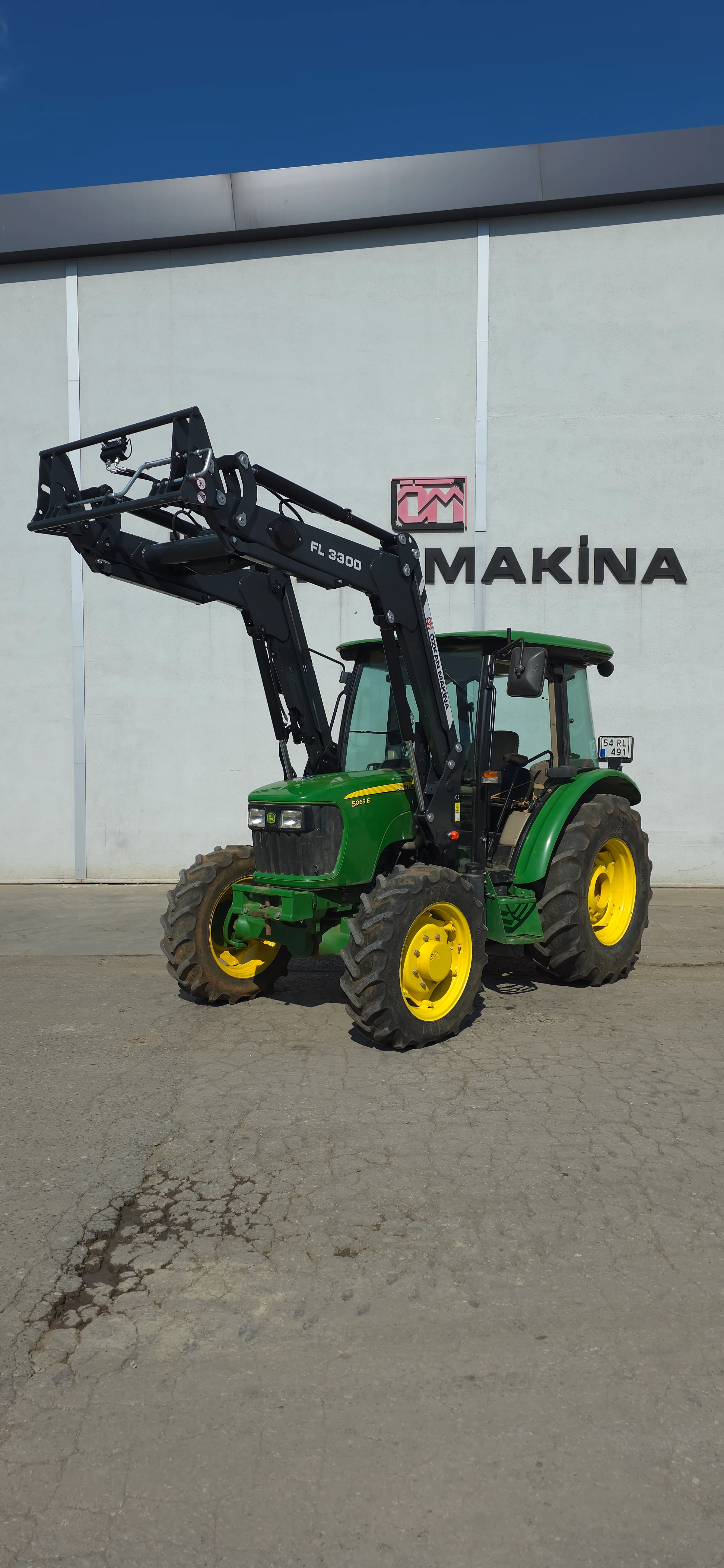 John Deere 5065E Özkan Makina uygulama 1