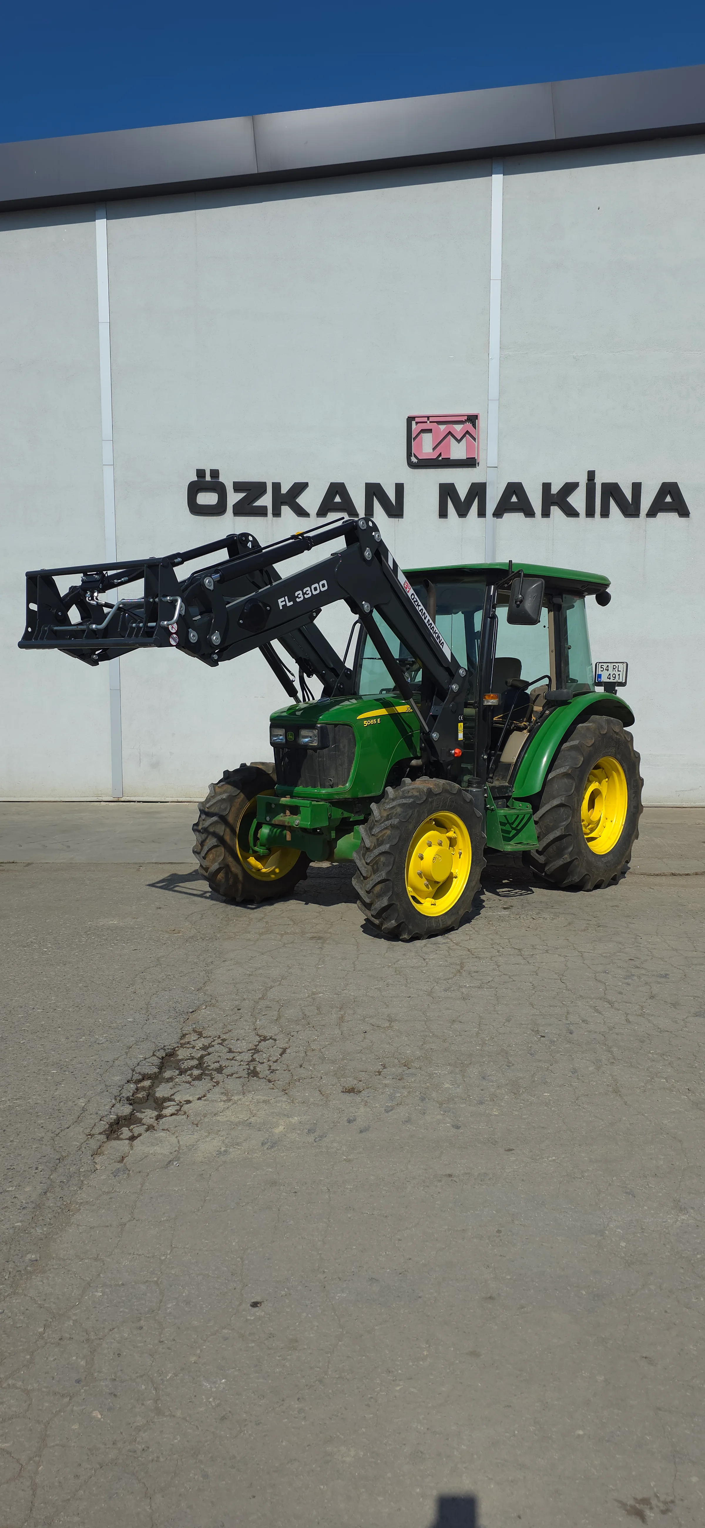 John Deere 5065E Özkan Makina uygulama 2