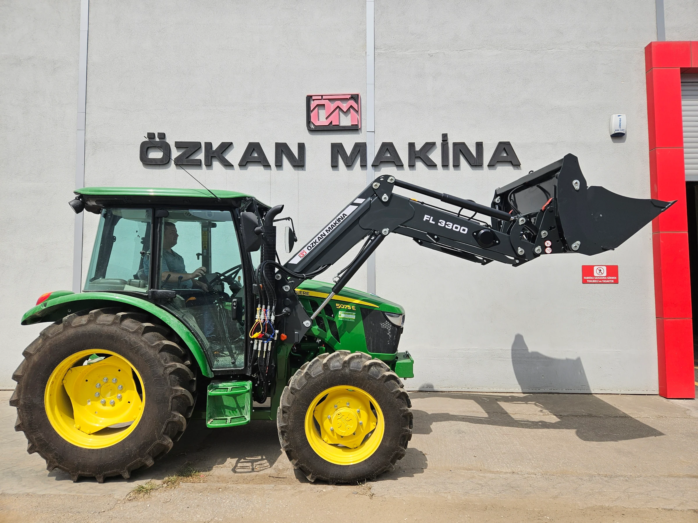 John Deere 5075 E Özkan Makina uygulama 1