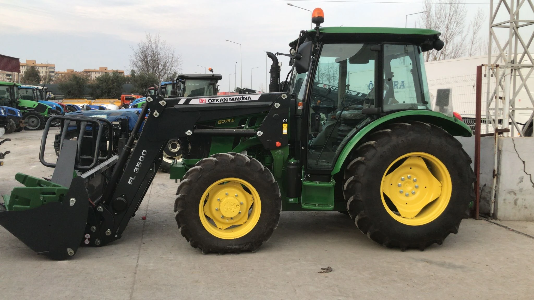 John Deere 5075 E Özkan Makina uygulama 9
