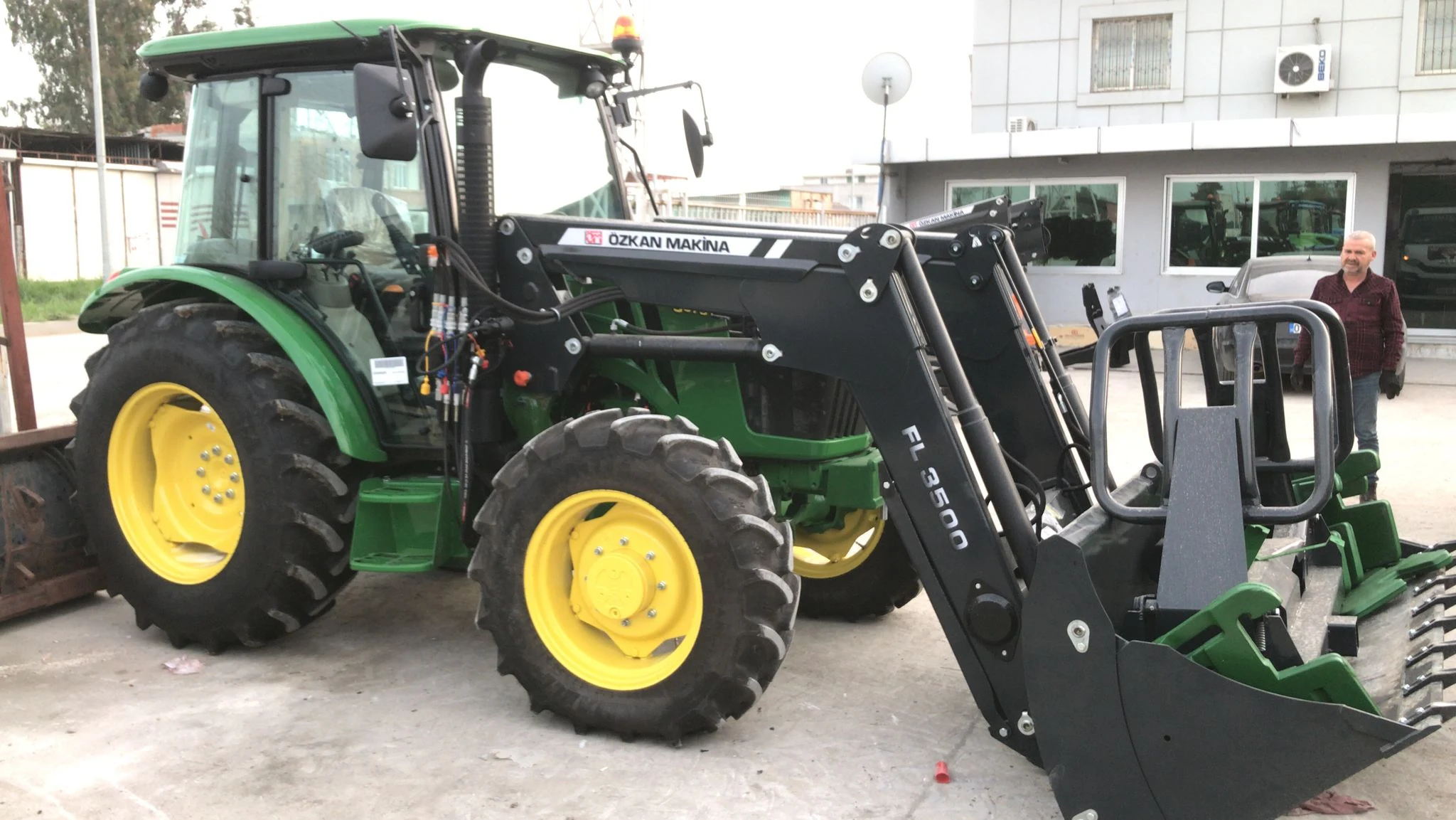 John Deere 5075 E Özkan Makina uygulama 10