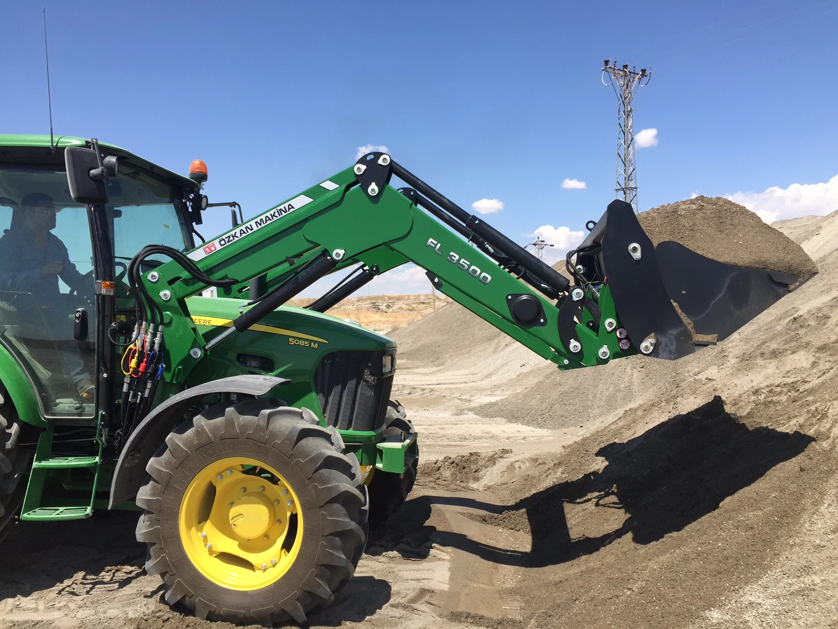 John Deere 5085 M Özkan Makina uygulama 5