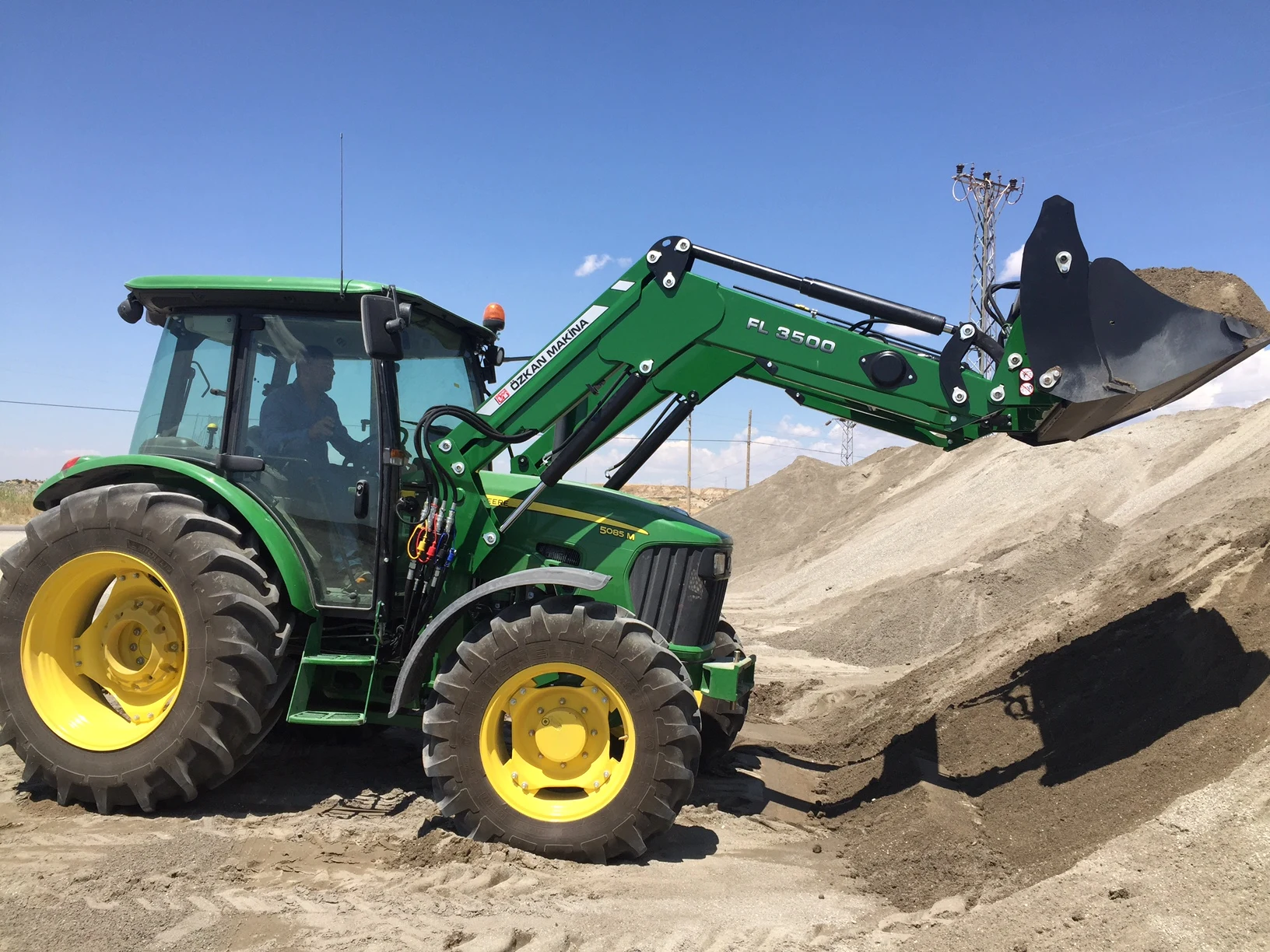 John Deere 5085 M Özkan Makina uygulama 8