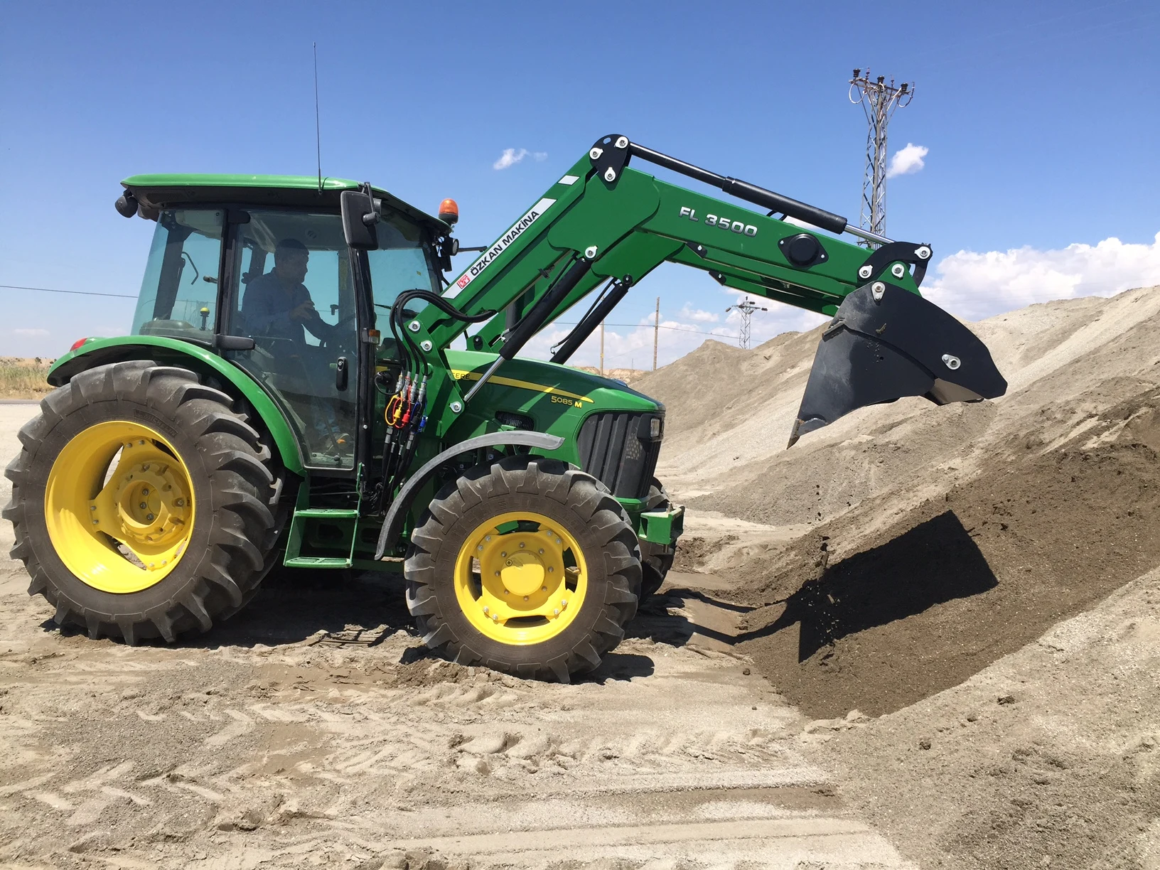 John Deere 5085 M Özkan Makina uygulama 9