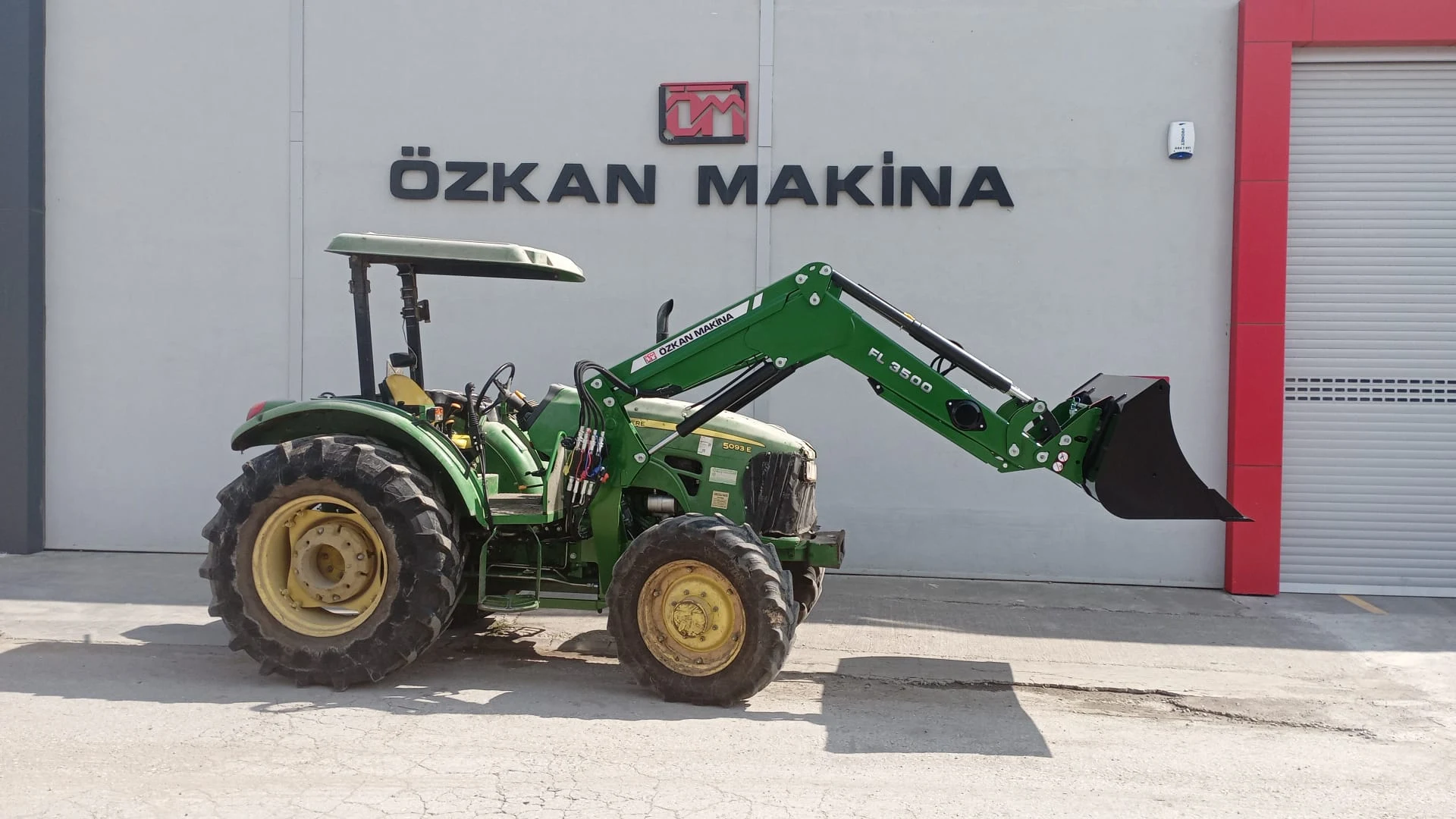 John Deere 5093 E Özkan Makina uygulama 1