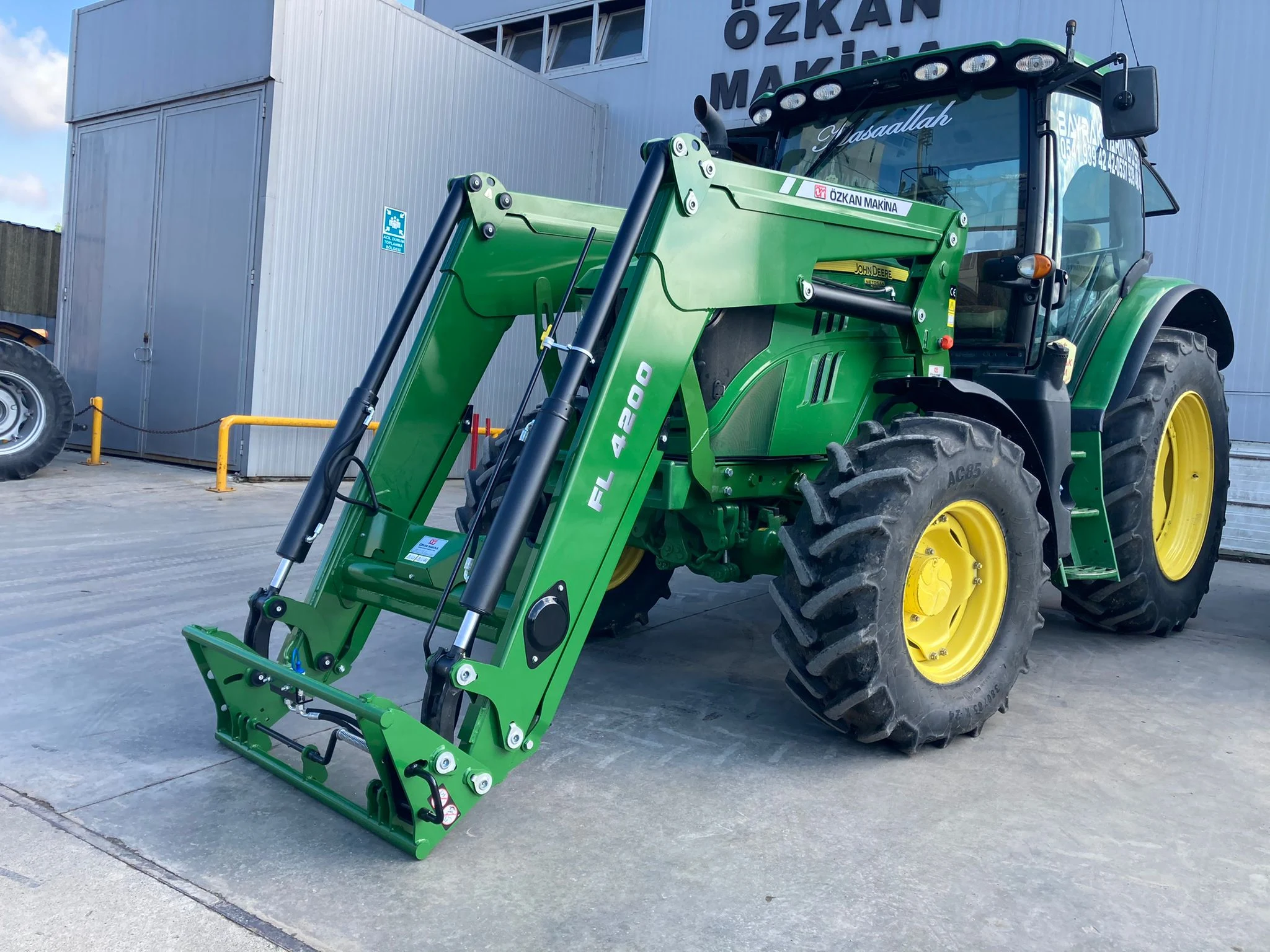 John Deere 6120 R Özkan Makina uygulama 12