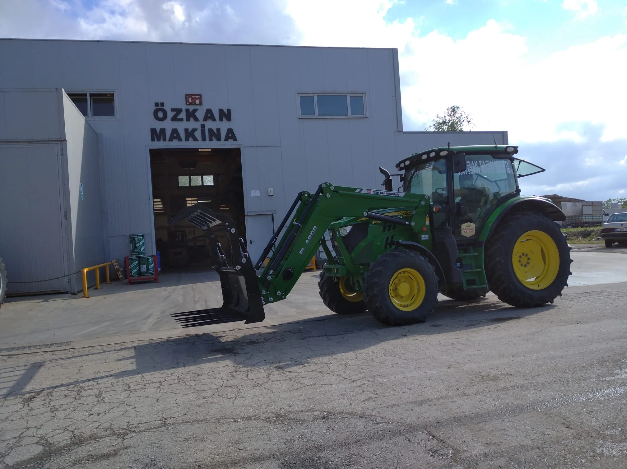 John Deere 6120 R Özkan Makina uygulama 1