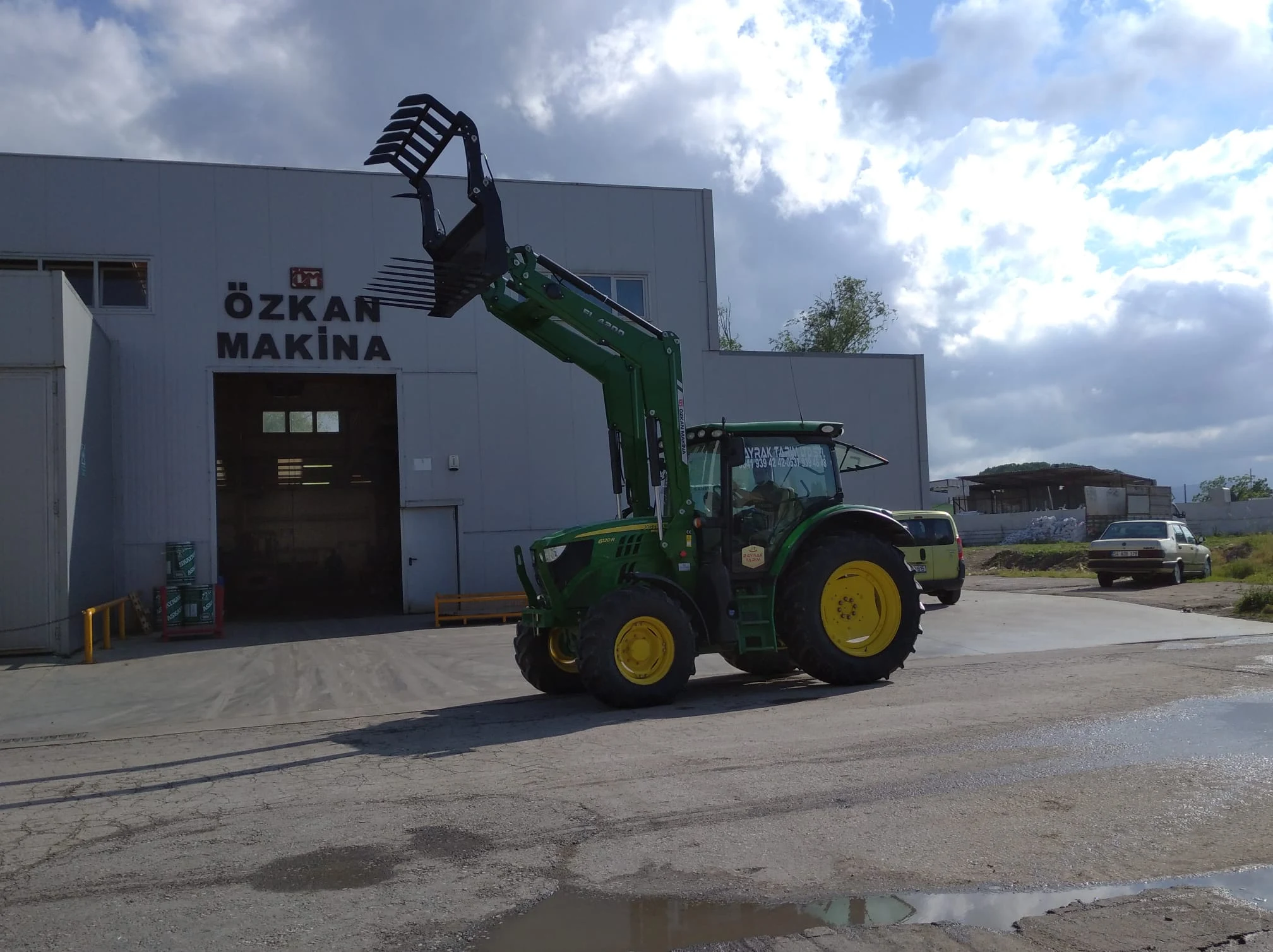 John Deere 6120 R Özkan Makina uygulama 10