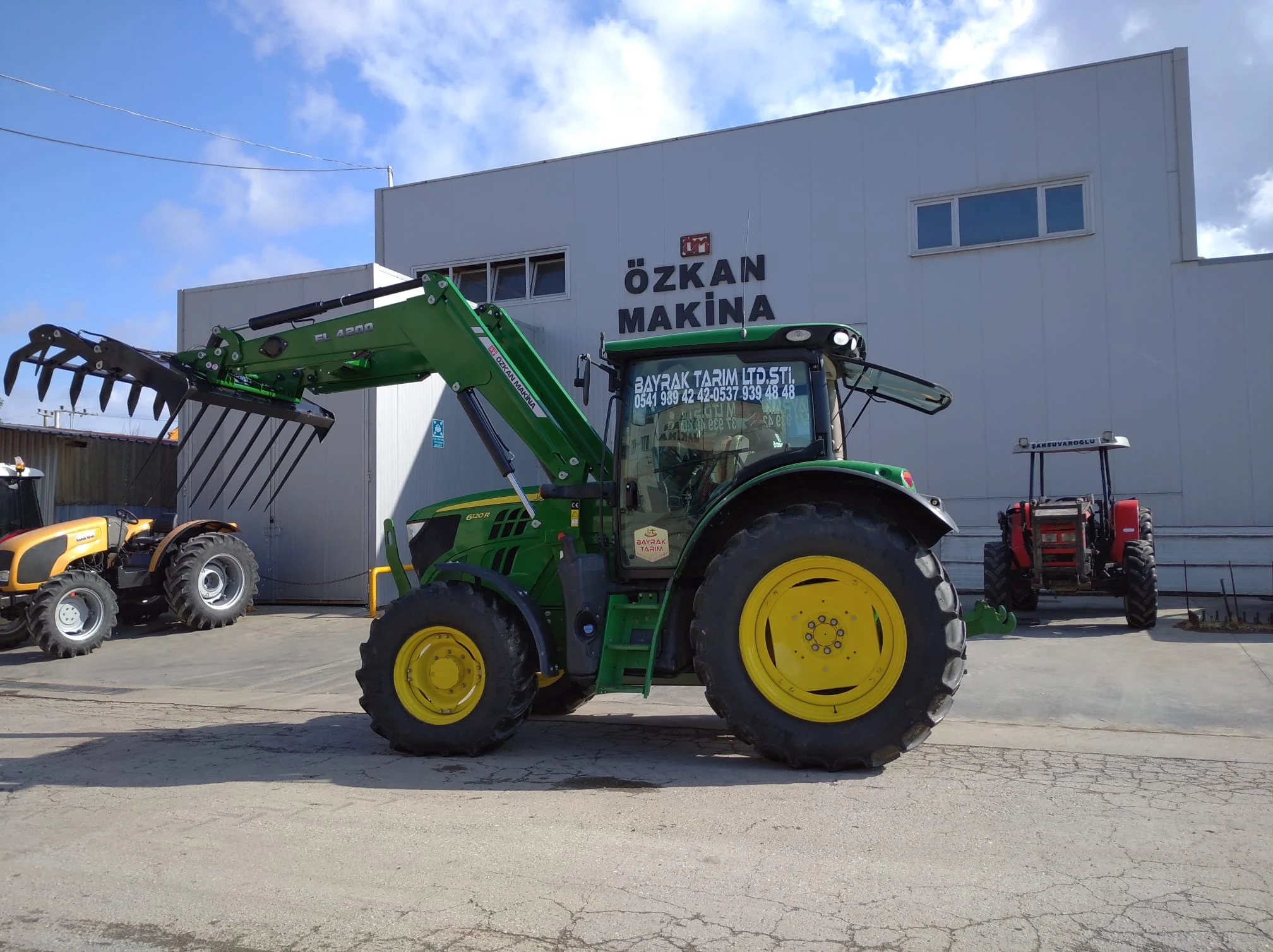 John Deere 6120 R Özkan Makina uygulama 2