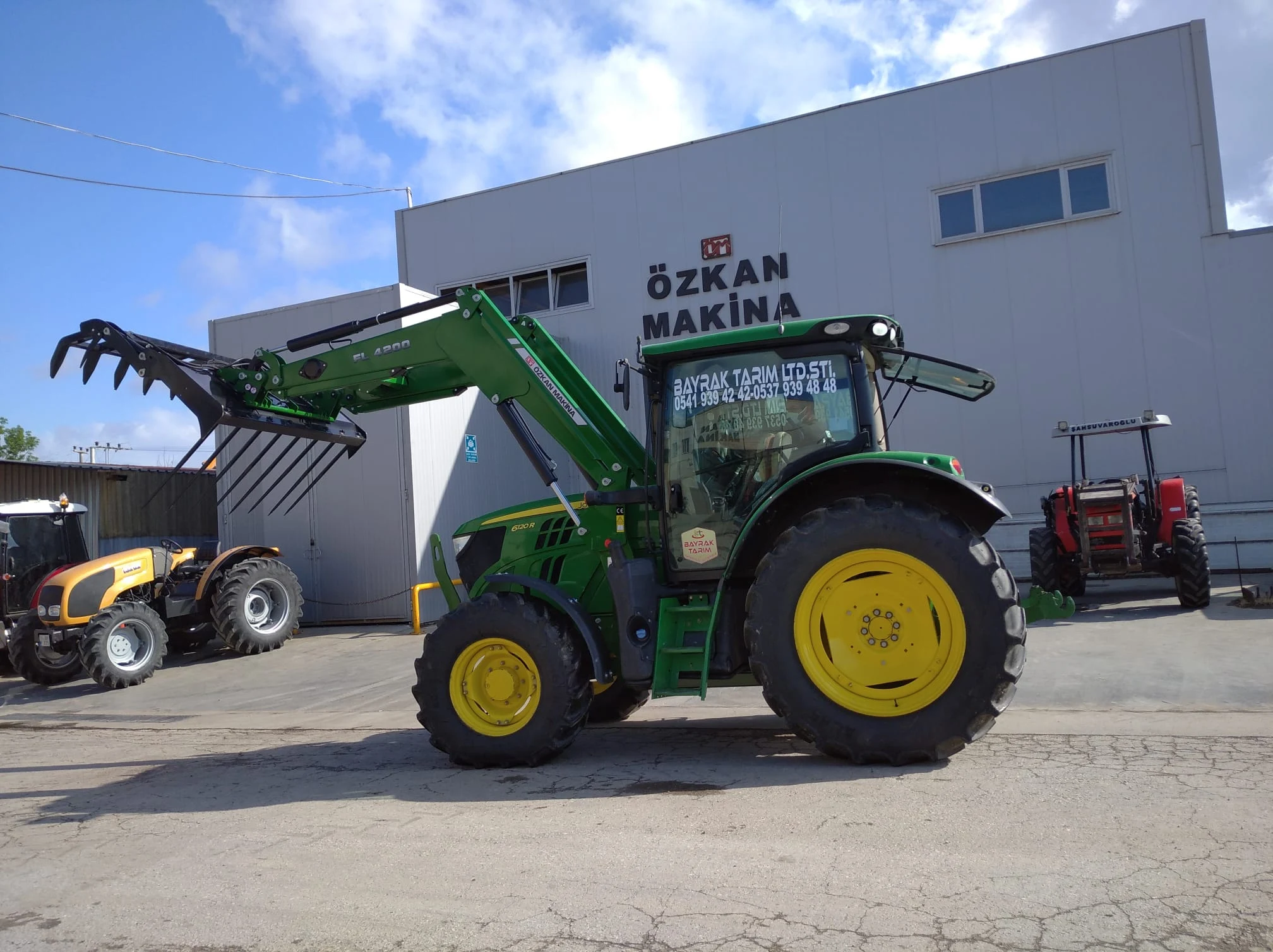 John Deere 6120 R Özkan Makina uygulama 3
