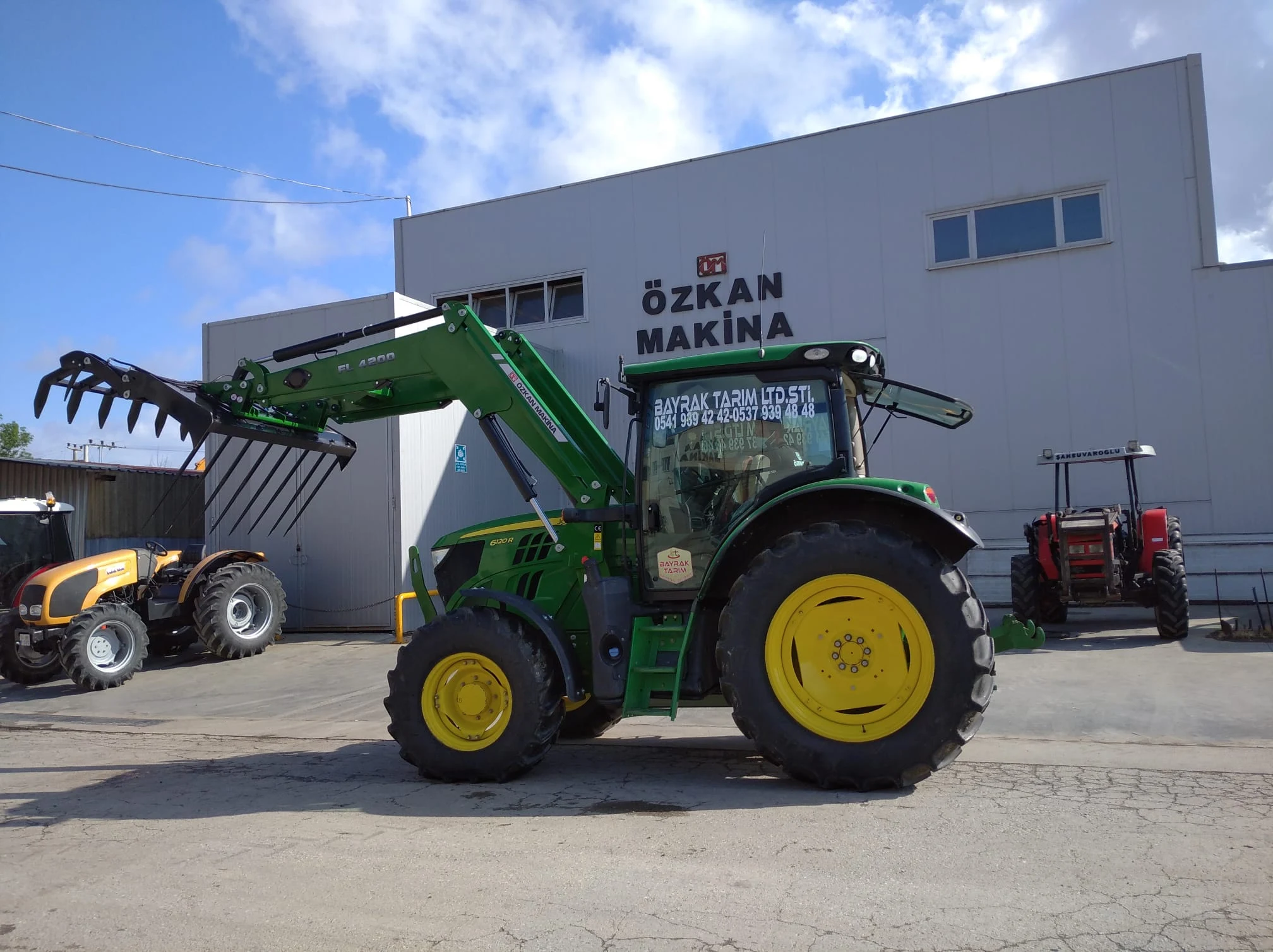 John Deere 6120 R Özkan Makina uygulama 4