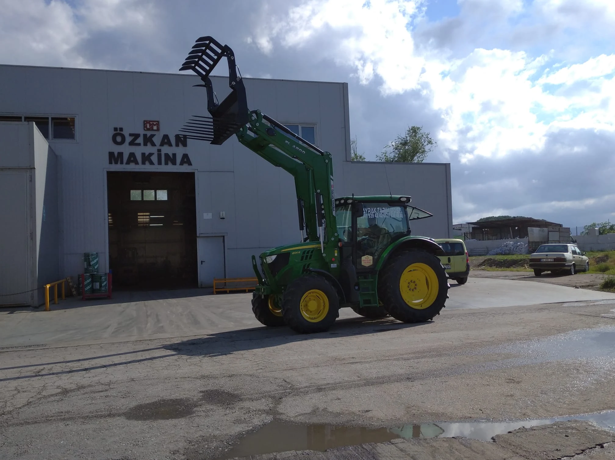 John Deere 6120 R Özkan Makina uygulama 5