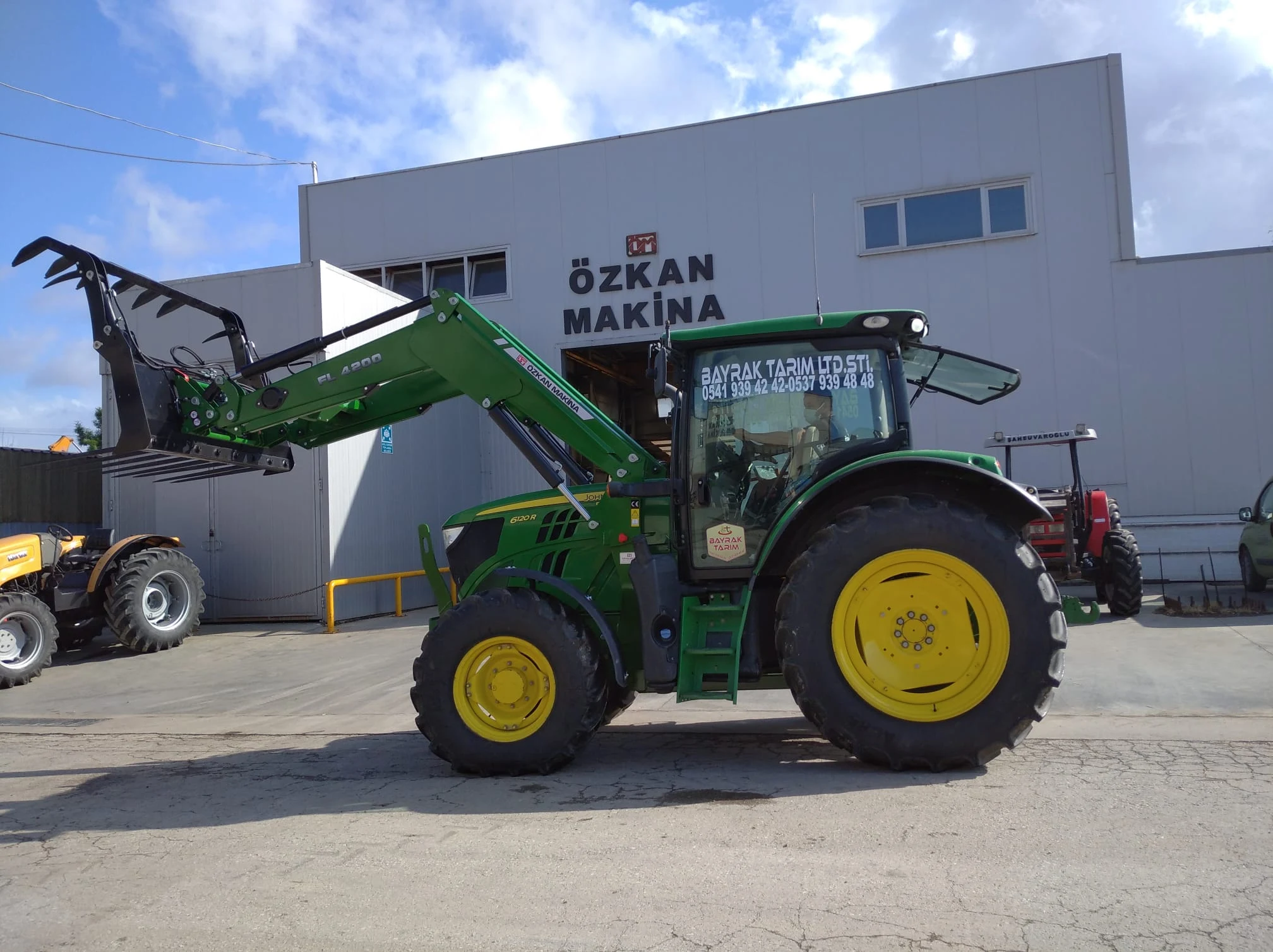John Deere 6120 R Özkan Makina uygulama 6
