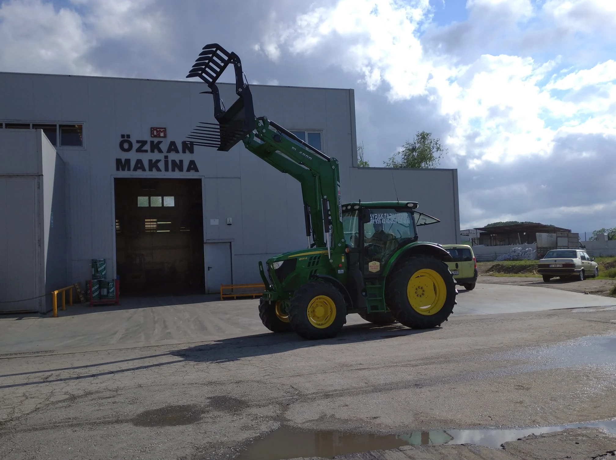 John Deere 6120 R Özkan Makina uygulama 7