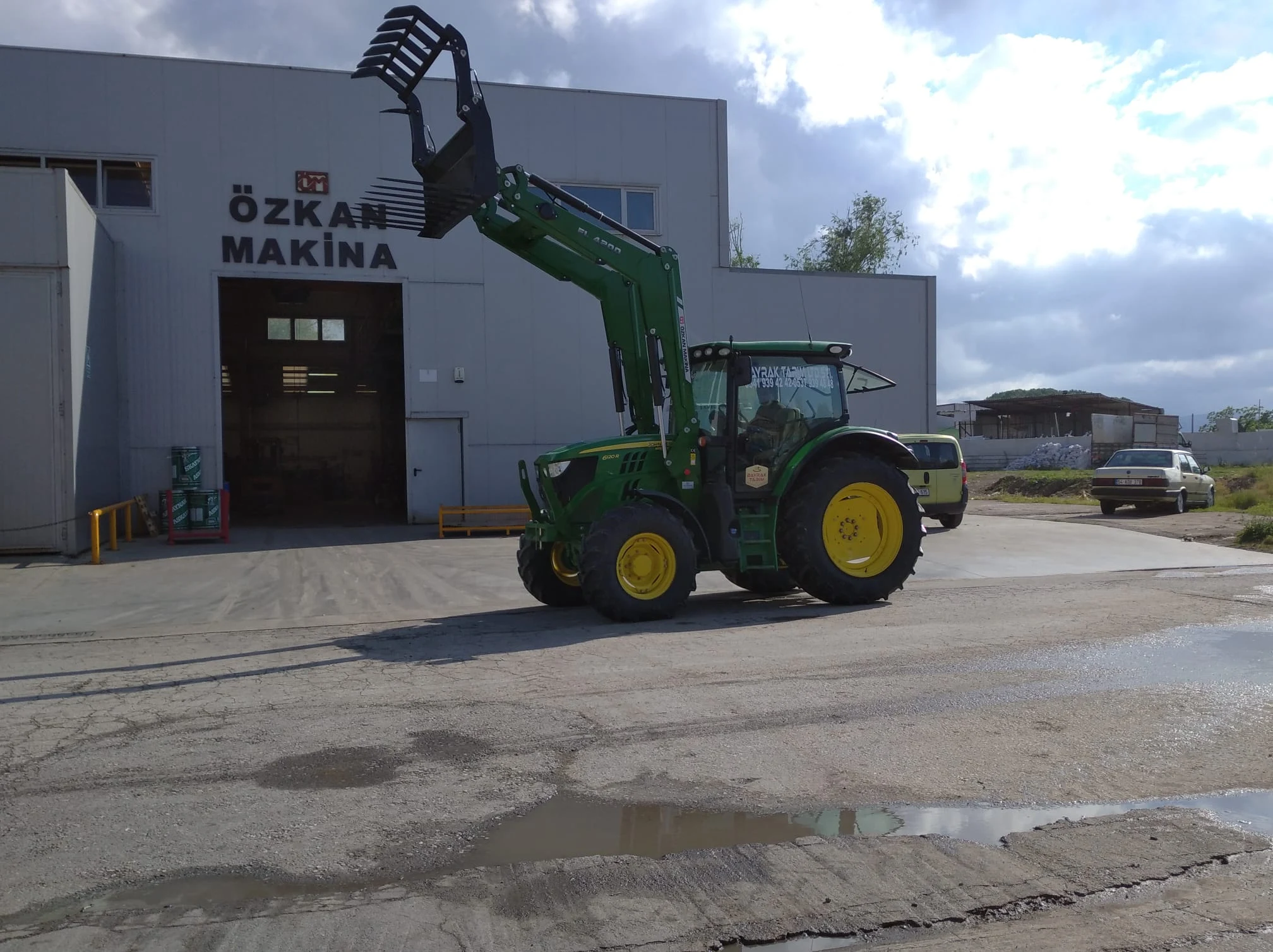 John Deere 6120 R Özkan Makina uygulama 8