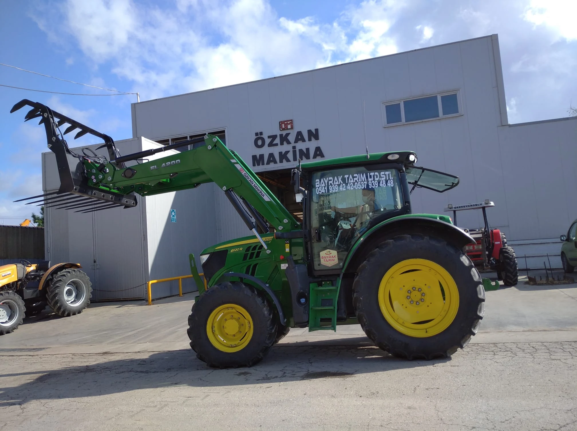John Deere 6120 R Özkan Makina uygulama 9