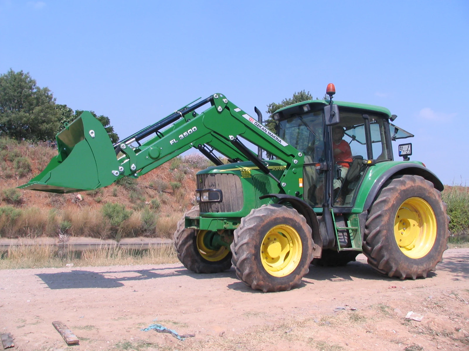 John Deere 6220 Özkan Makina uygulama 19