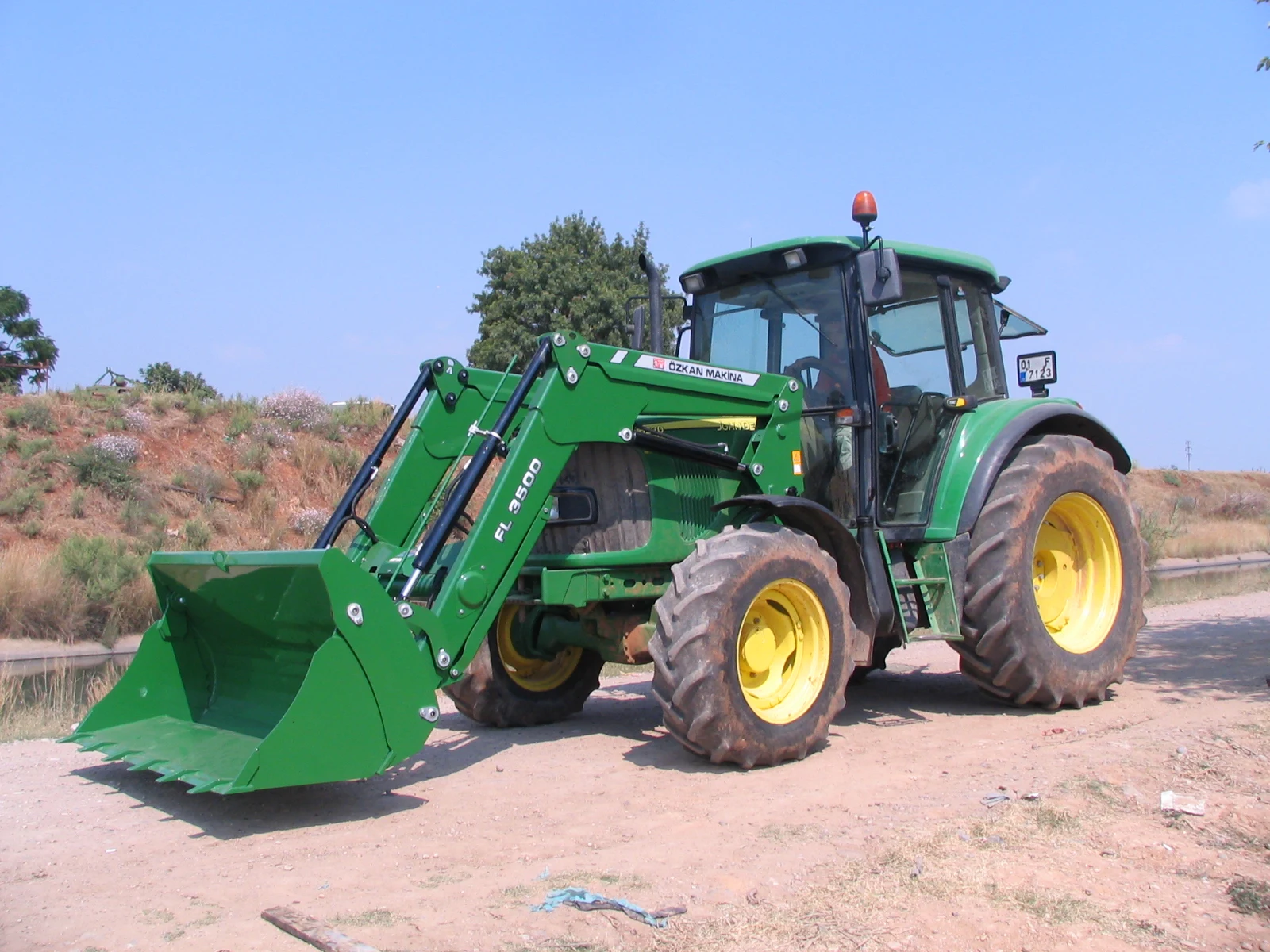 John Deere 6220 Özkan Makina uygulama 20