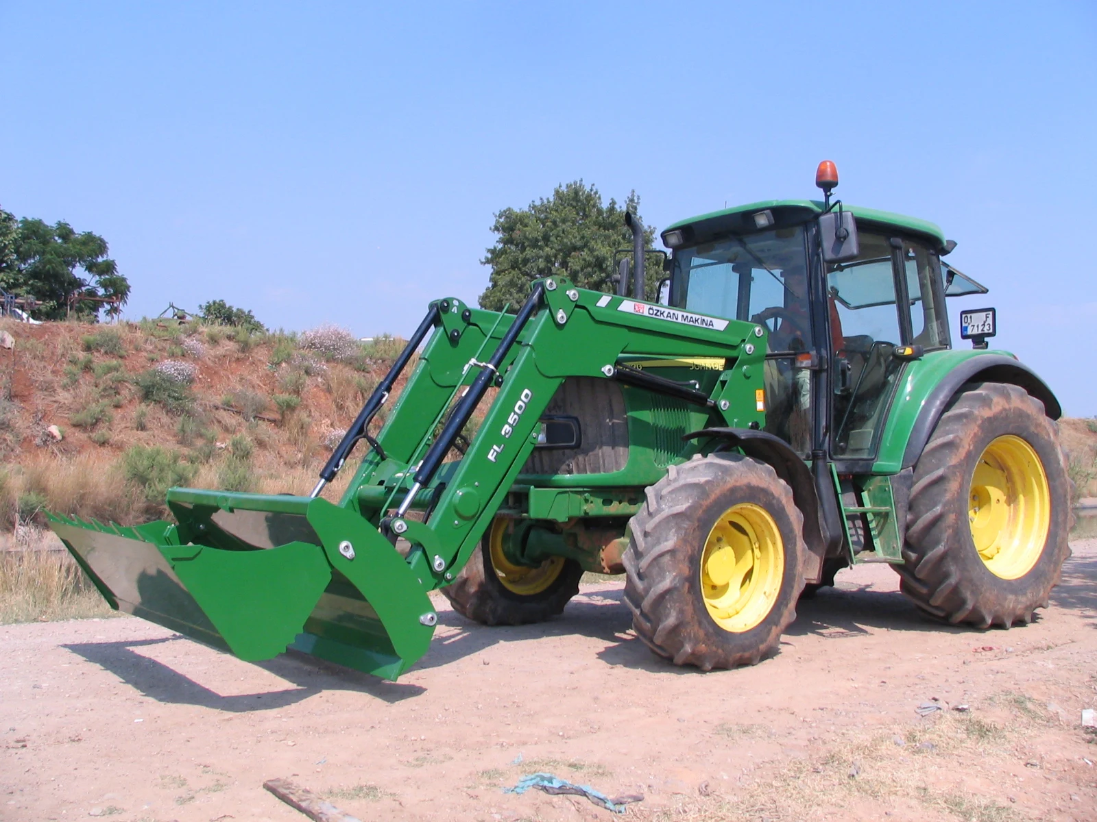 John Deere 6220 Özkan Makina uygulama 21