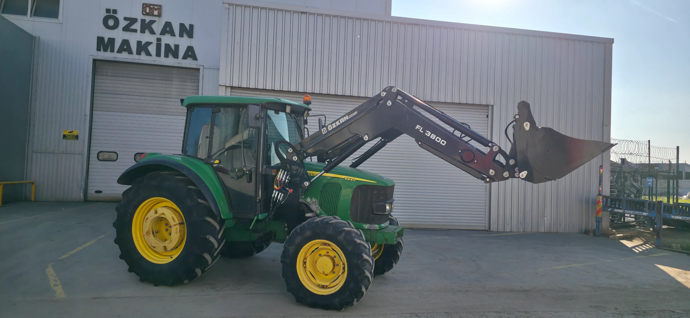John Deere 6220 Özkan Makina uygulama 10