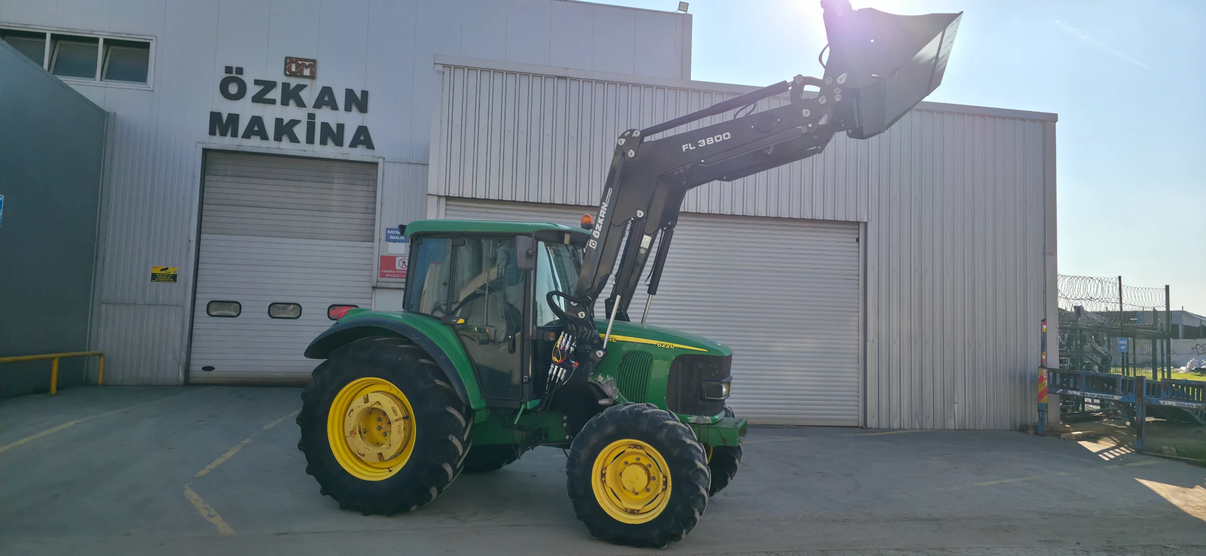 John Deere 6220 Özkan Makina uygulama 12