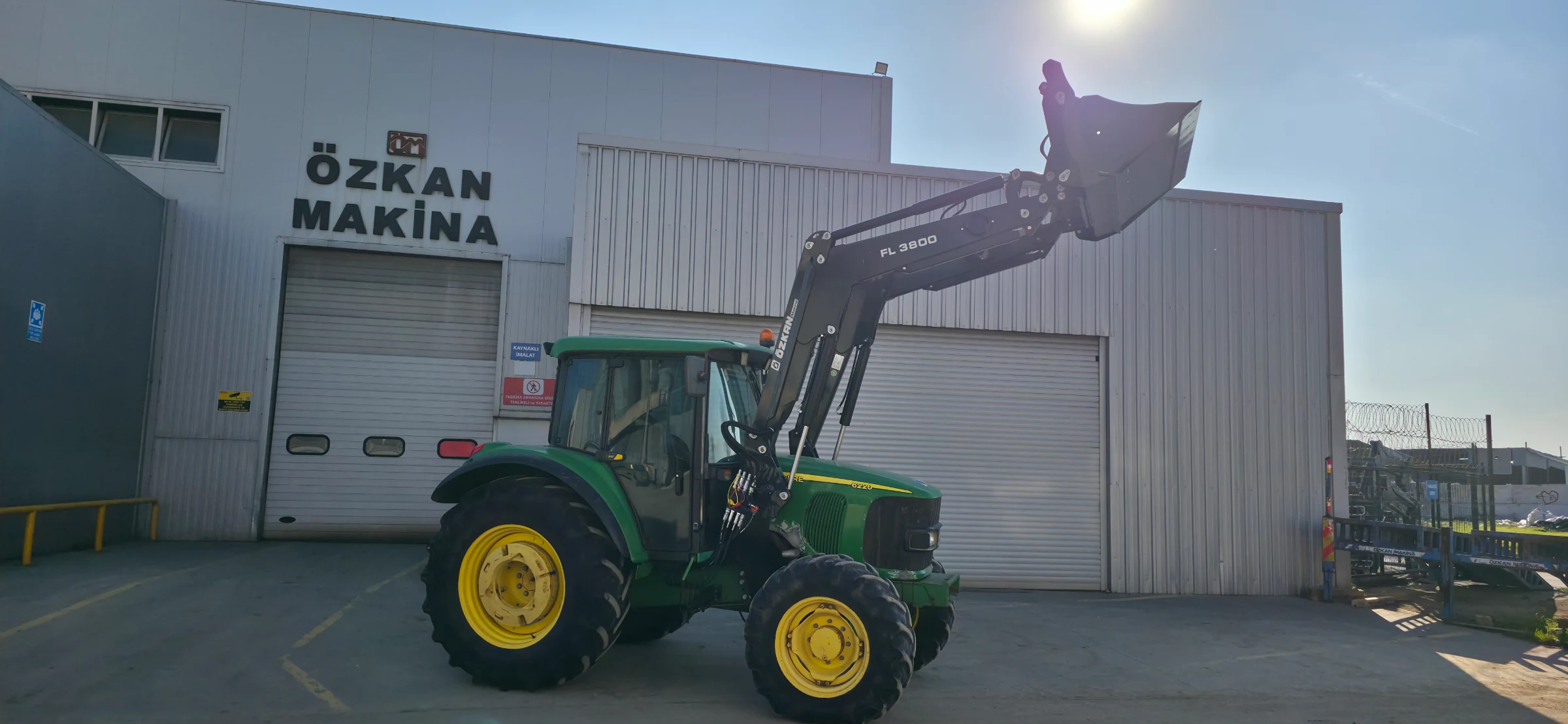 John Deere 6220 Özkan Makina uygulama 13