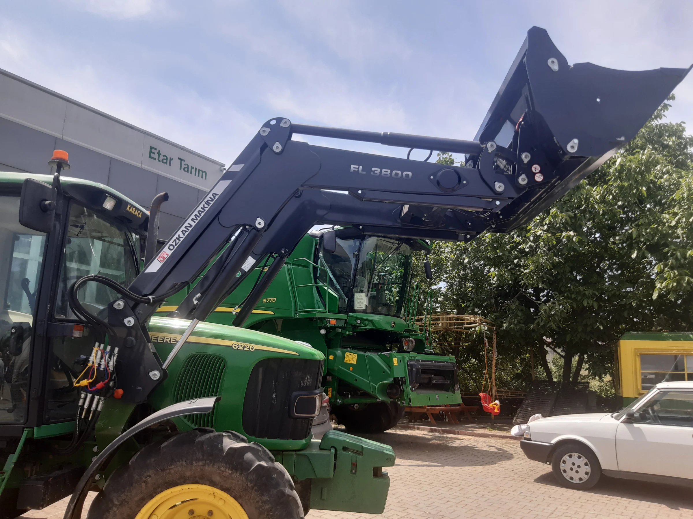 John Deere 6220 Özkan Makina uygulama 8