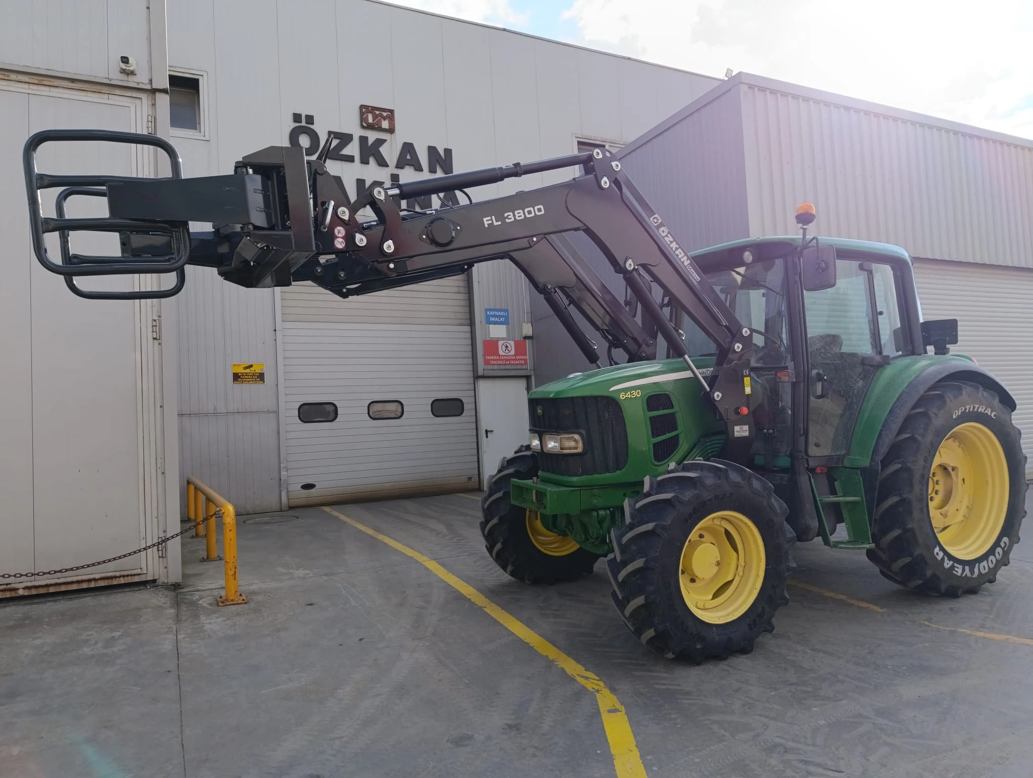 John Deere 6430 Özkan Makina uygulama 1