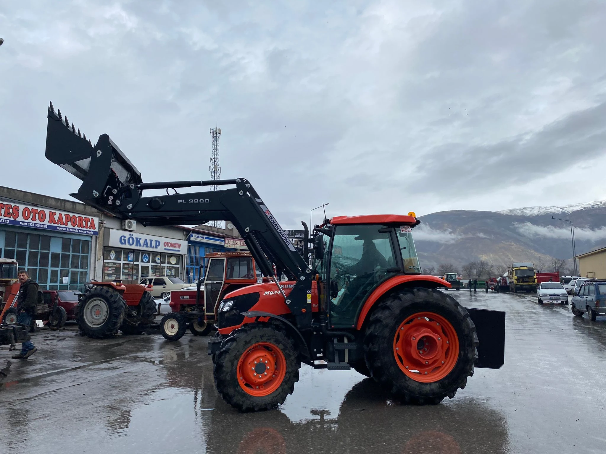Kubota 9540 Özkan Makina uygulama 9