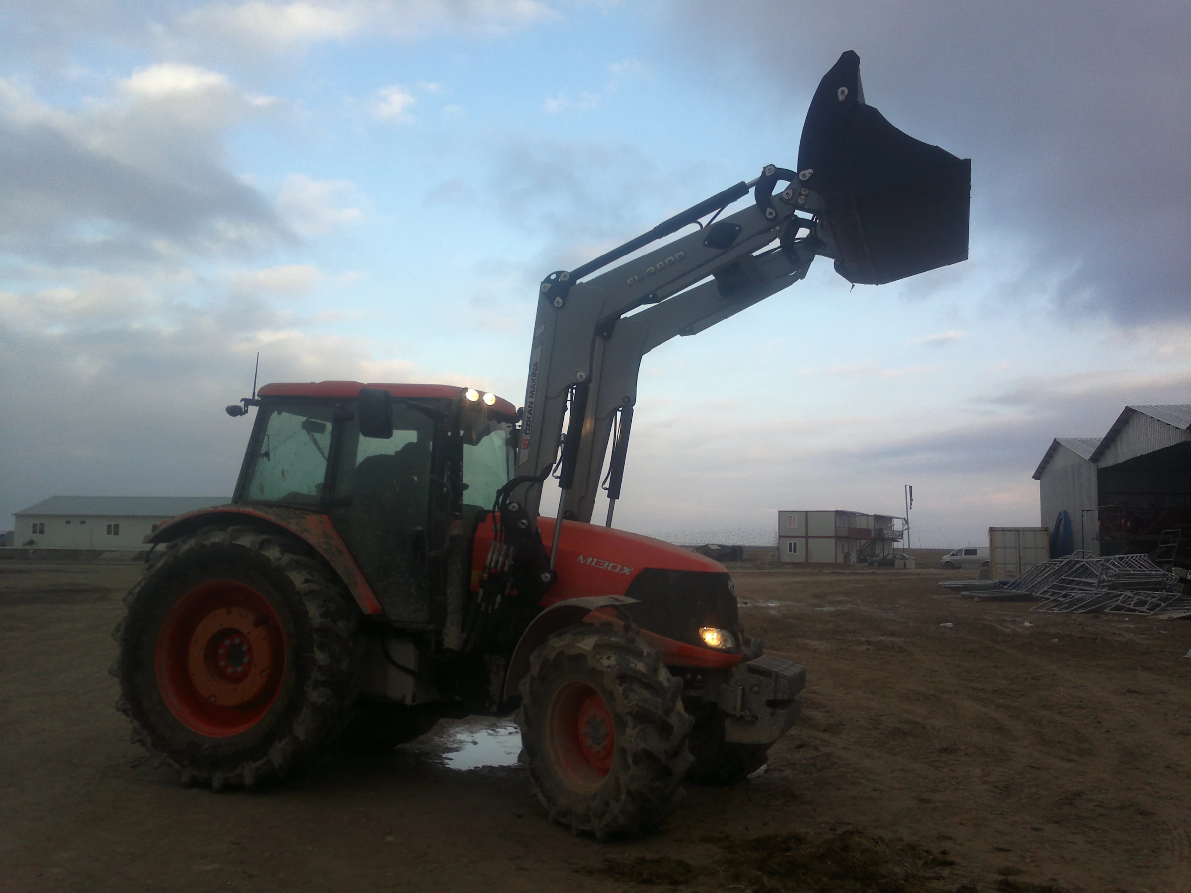 Kubota M130X Özkan Makina uygulama 13