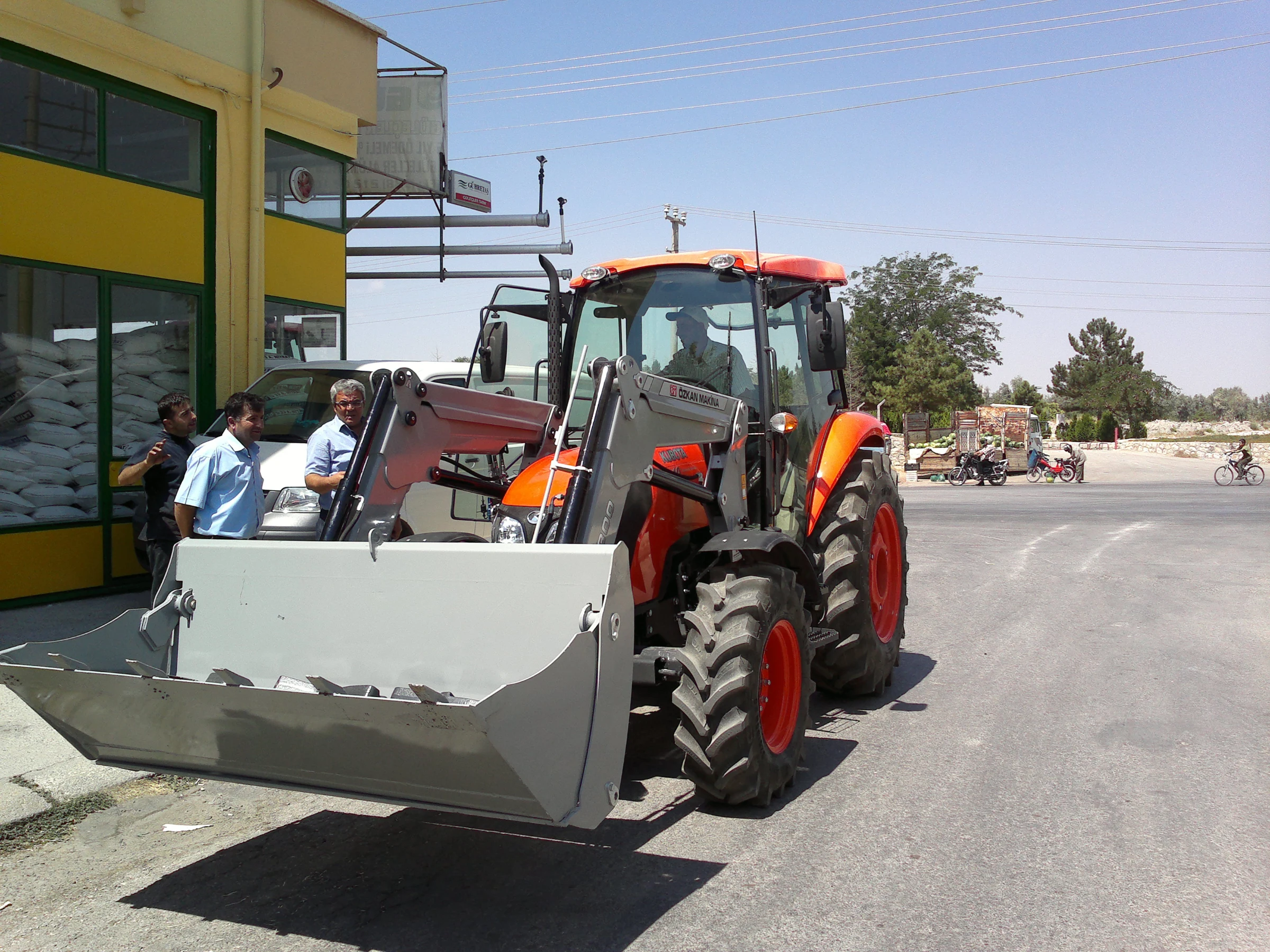 Kubota M7040 Özkan Makina uygulama 1