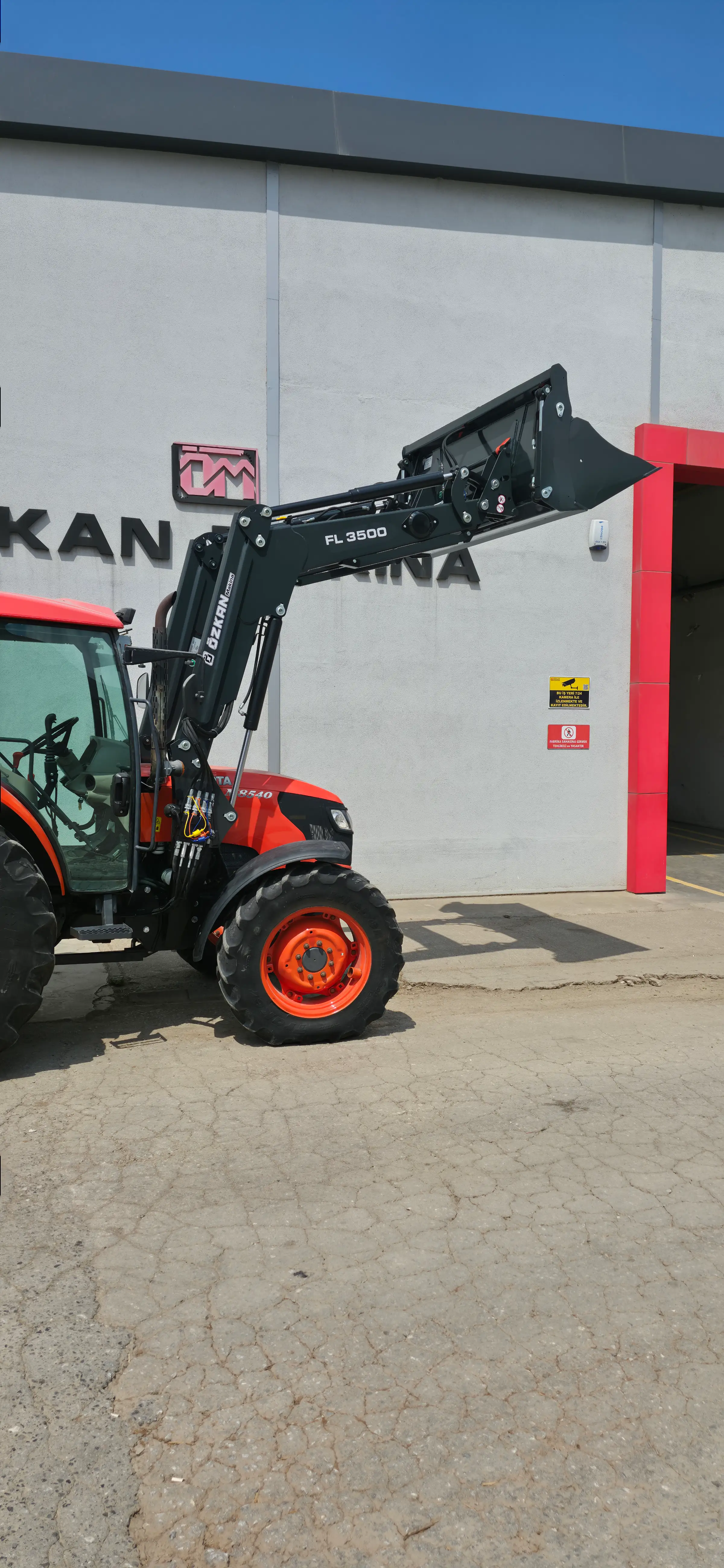 Kubota M8540 Özkan Makina uygulama 1