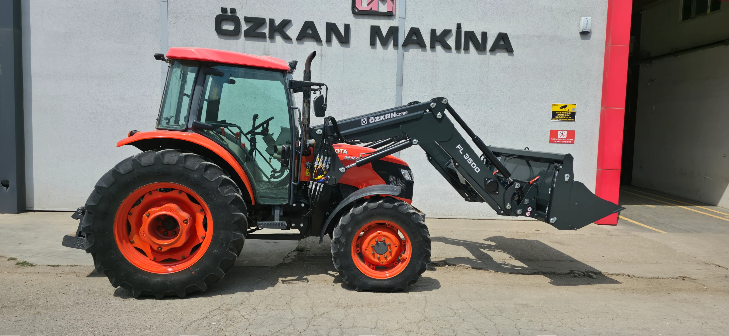 Kubota M8540 Özkan Makina uygulama 3