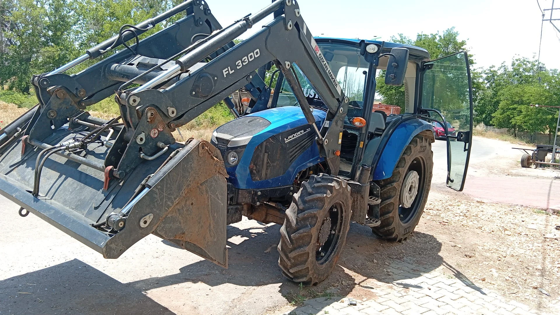 Landini 4.70 Özkan Makina uygulama 4