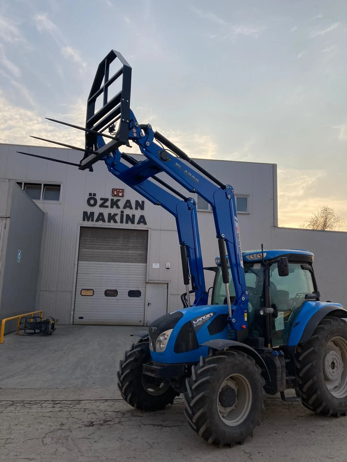 Landini 6-140 C Özkan Makina uygulama 1