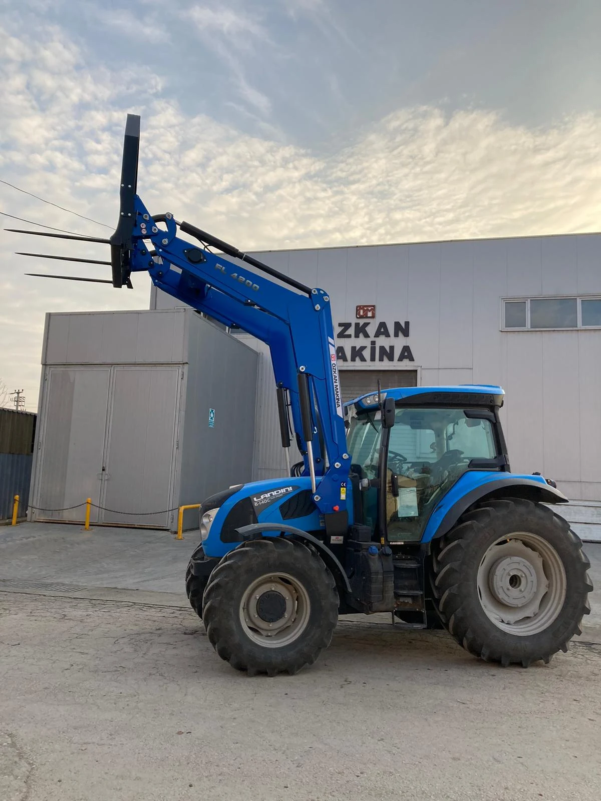 Landini 6-140 C Özkan Makina uygulama 2