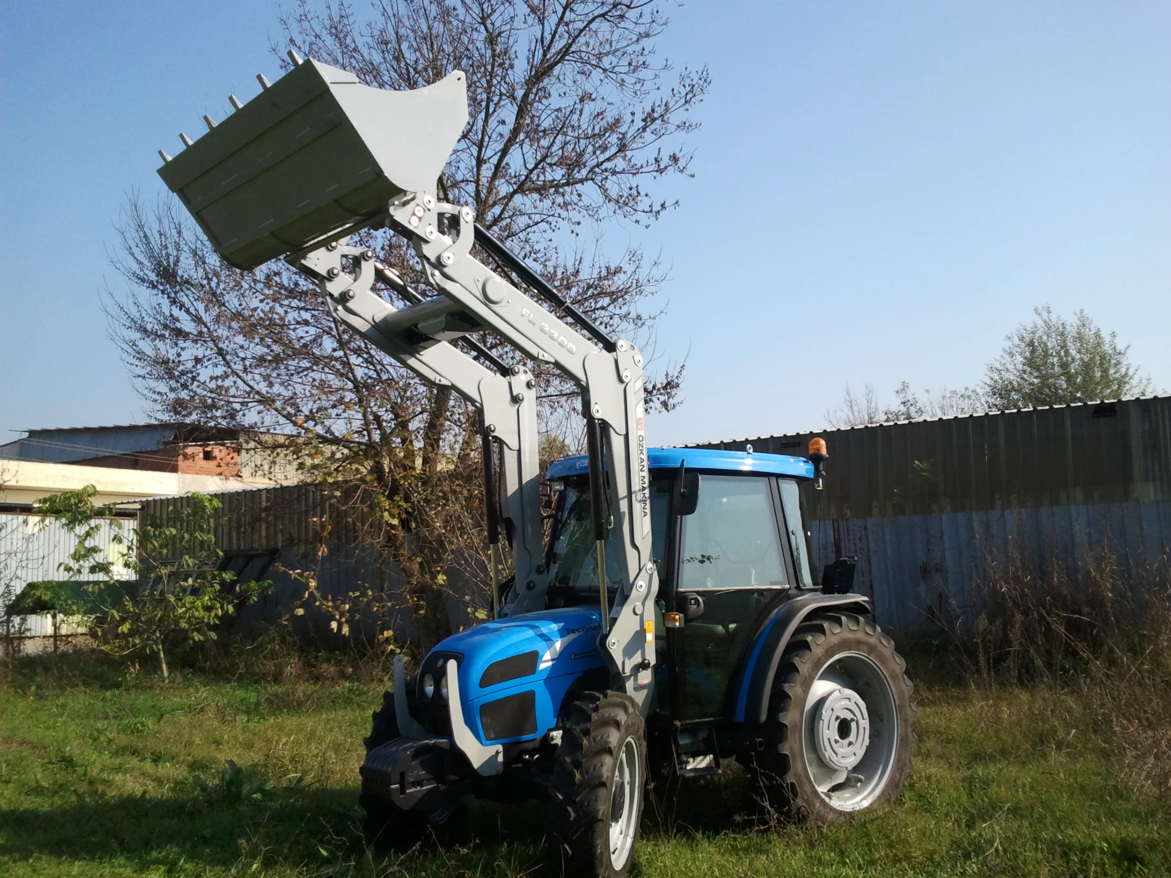 Landini TEKNOFARM 80 Özkan Makina uygulama 3