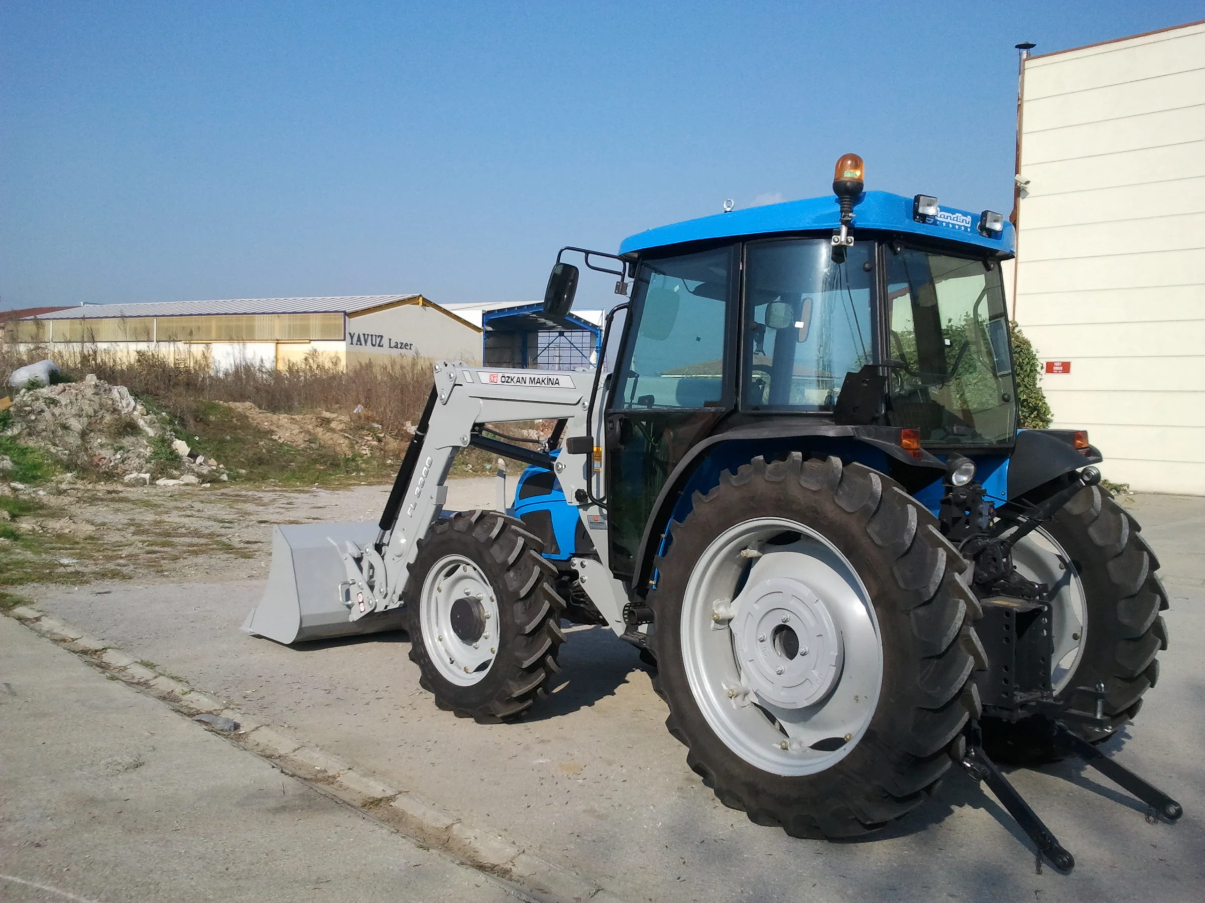 Landini TEKNOFARM 80 Özkan Makina uygulama 8