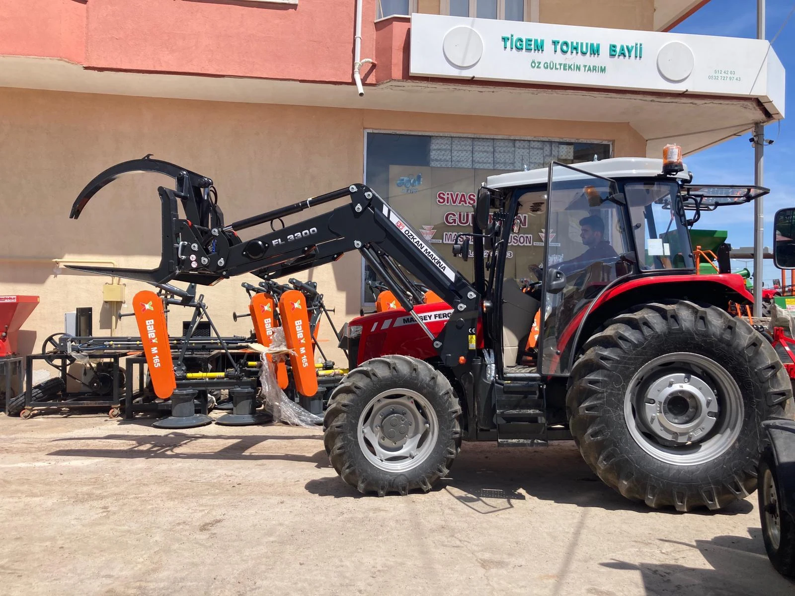 Massey Ferguson 2635 Özkan Makina uygulama 1