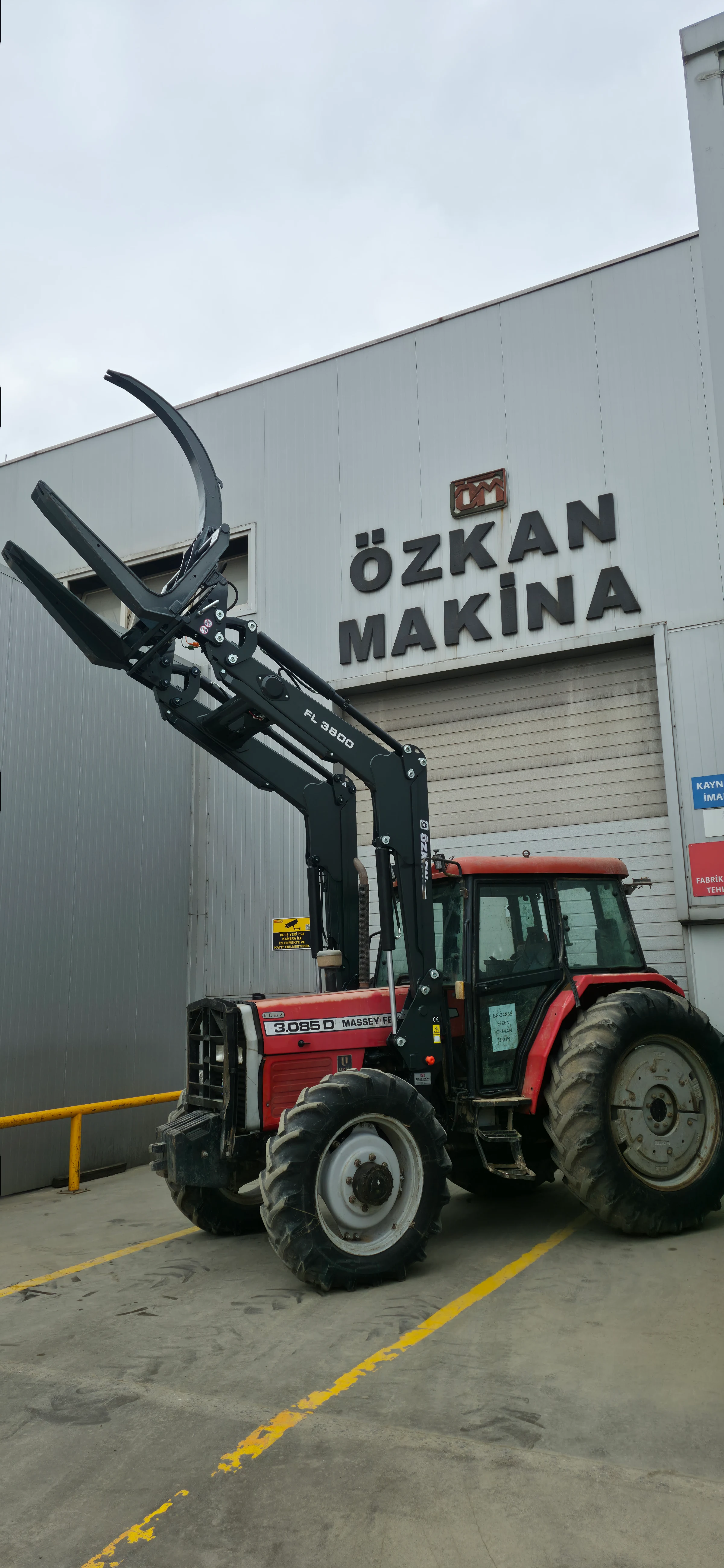 Massey Ferguson 3.085D Özkan Makina uygulama 3