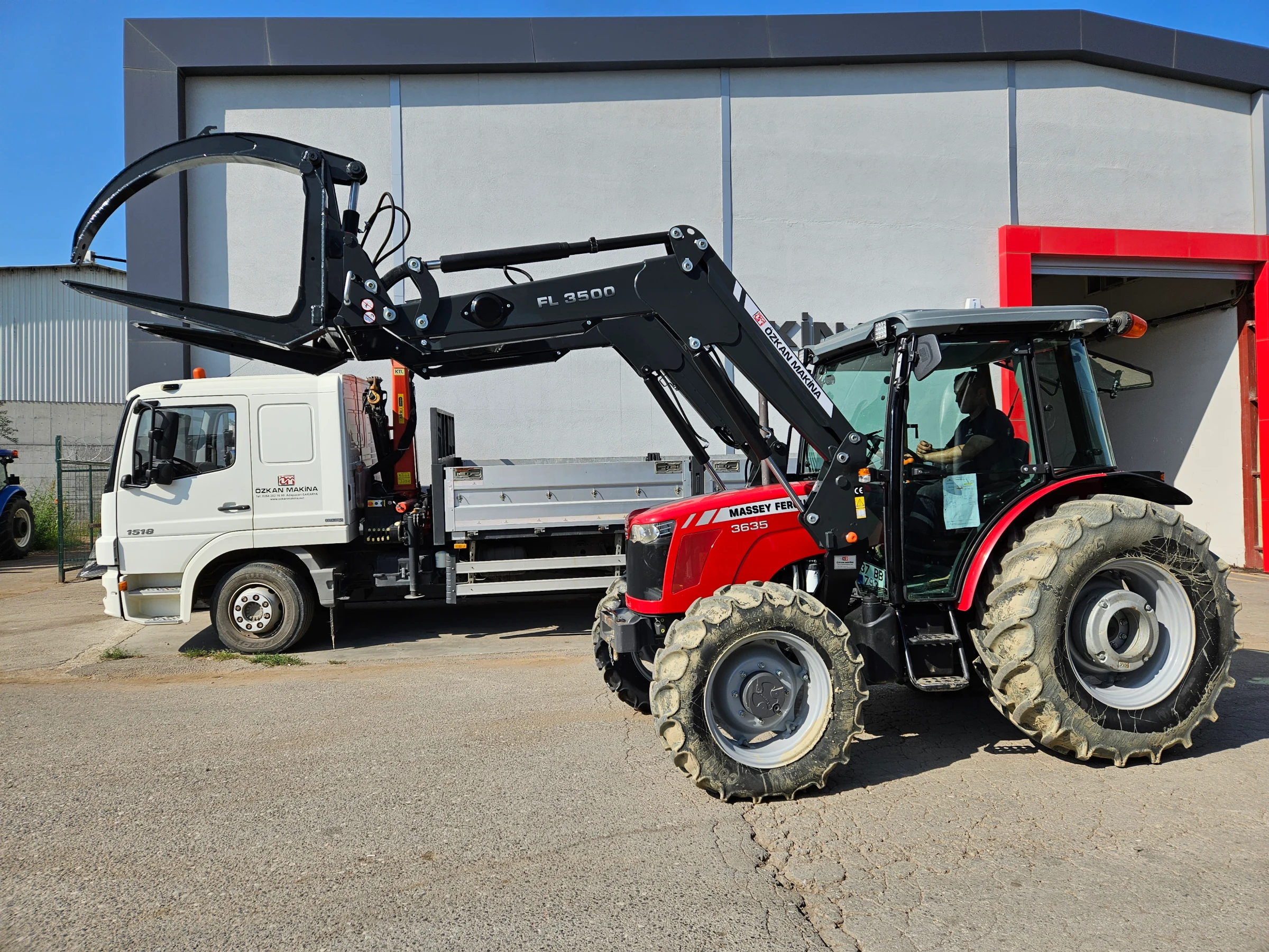 Massey Ferguson 3635 Özkan Makina uygulama 2