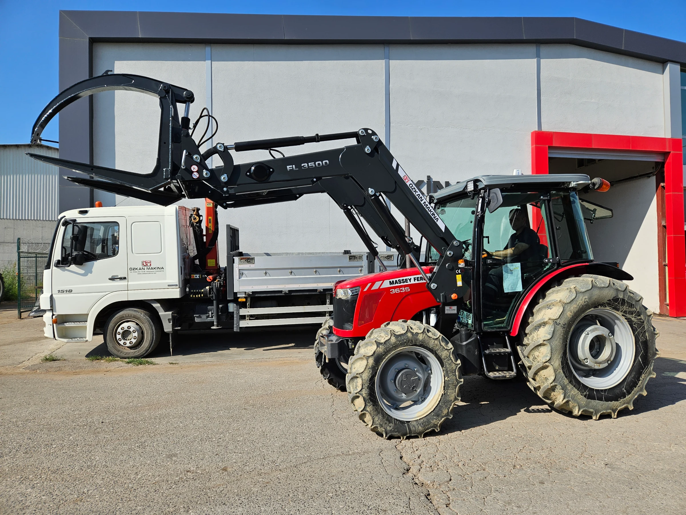 Massey Ferguson 3635 Özkan Makina uygulama 3