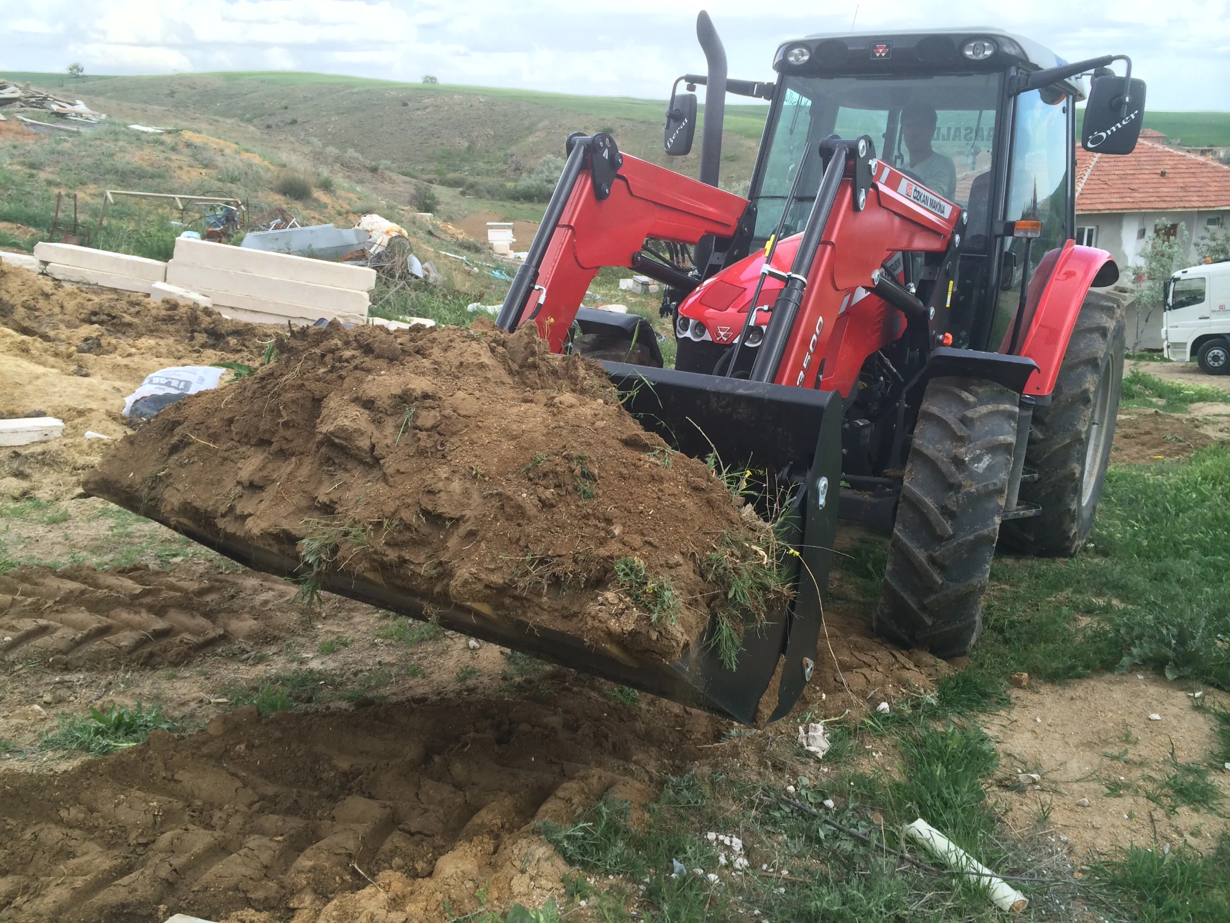 Massey Ferguson 5430 Özkan Makina uygulama 1
