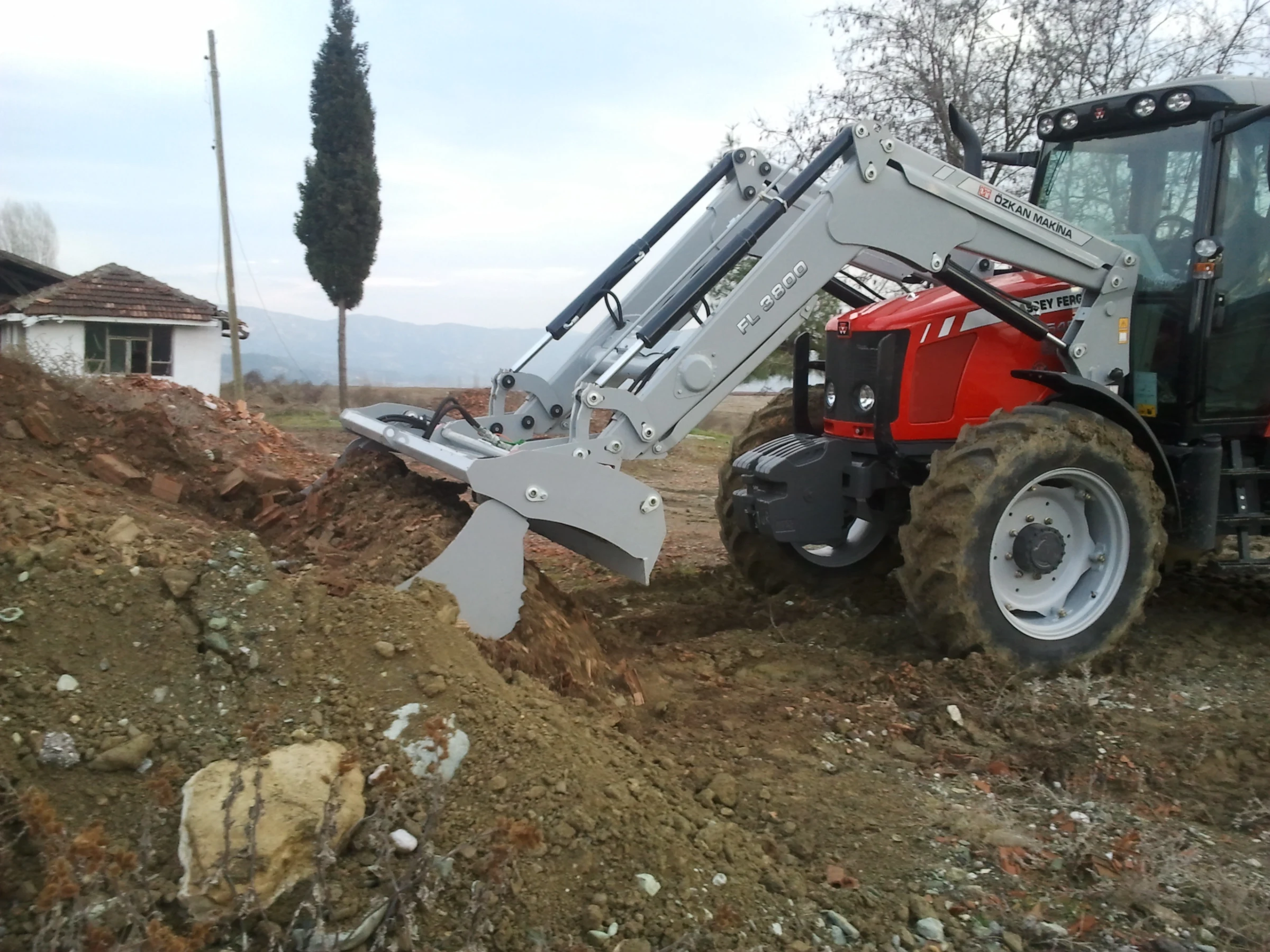Massey Ferguson 5455 Özkan Makina uygulama 1
